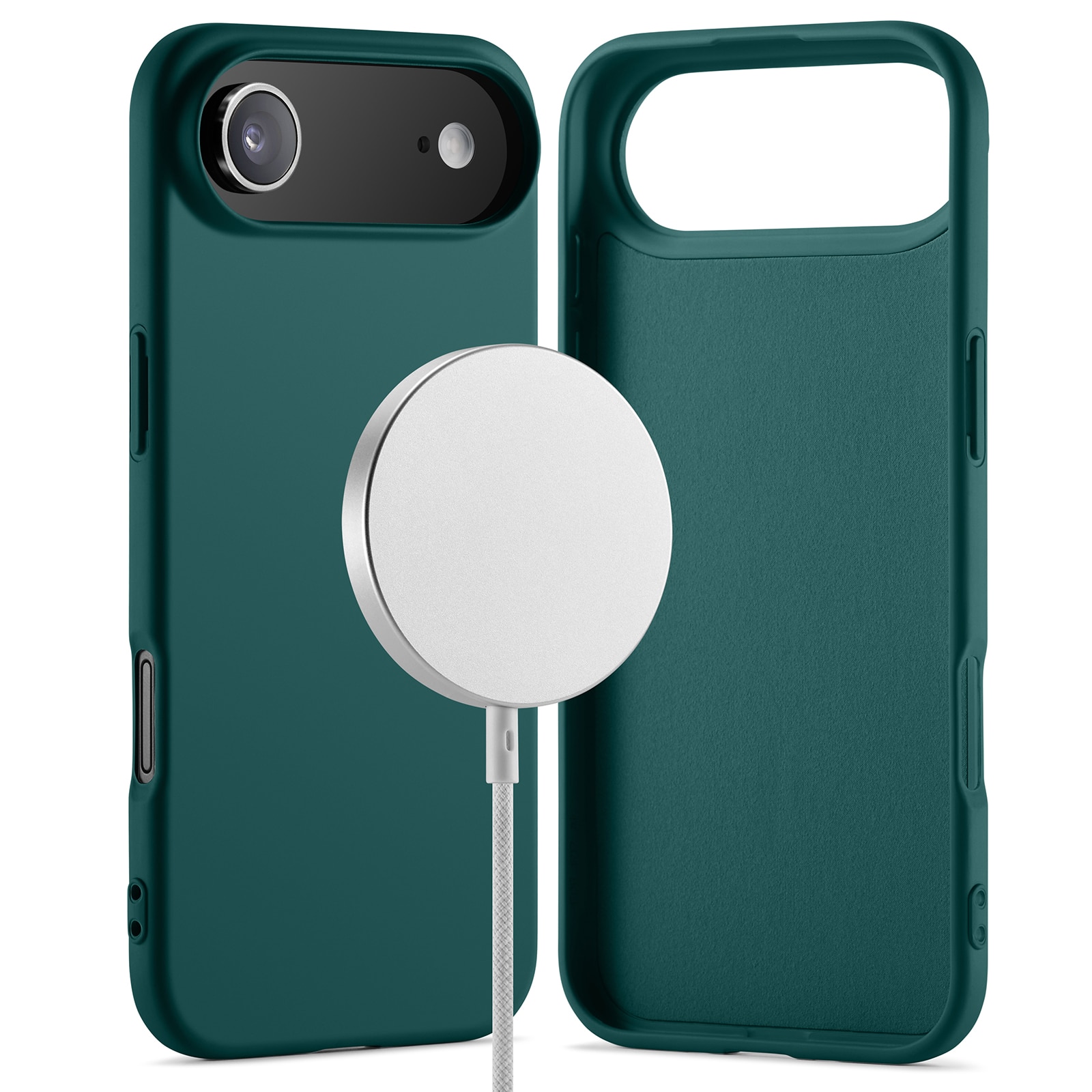 Coque TPU MagSafe iPhone 17 Air, Vert foncé