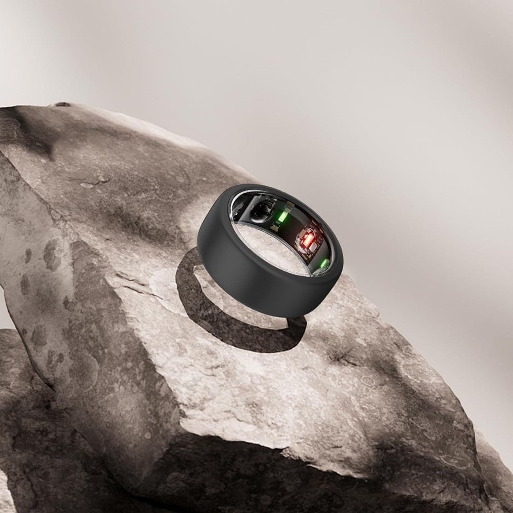 Coque en silicone Oura Ring Gen 3 taille 11-13, noir