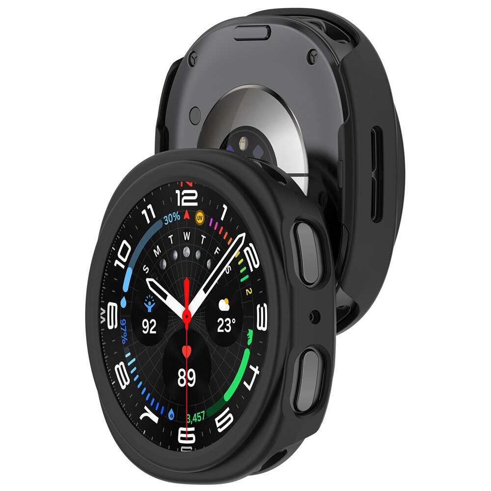 Coque rigide Samsung Galaxy Watch 8 44mm, Noir