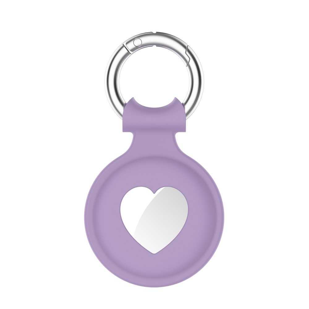 Coque en silicone AirTag Violet