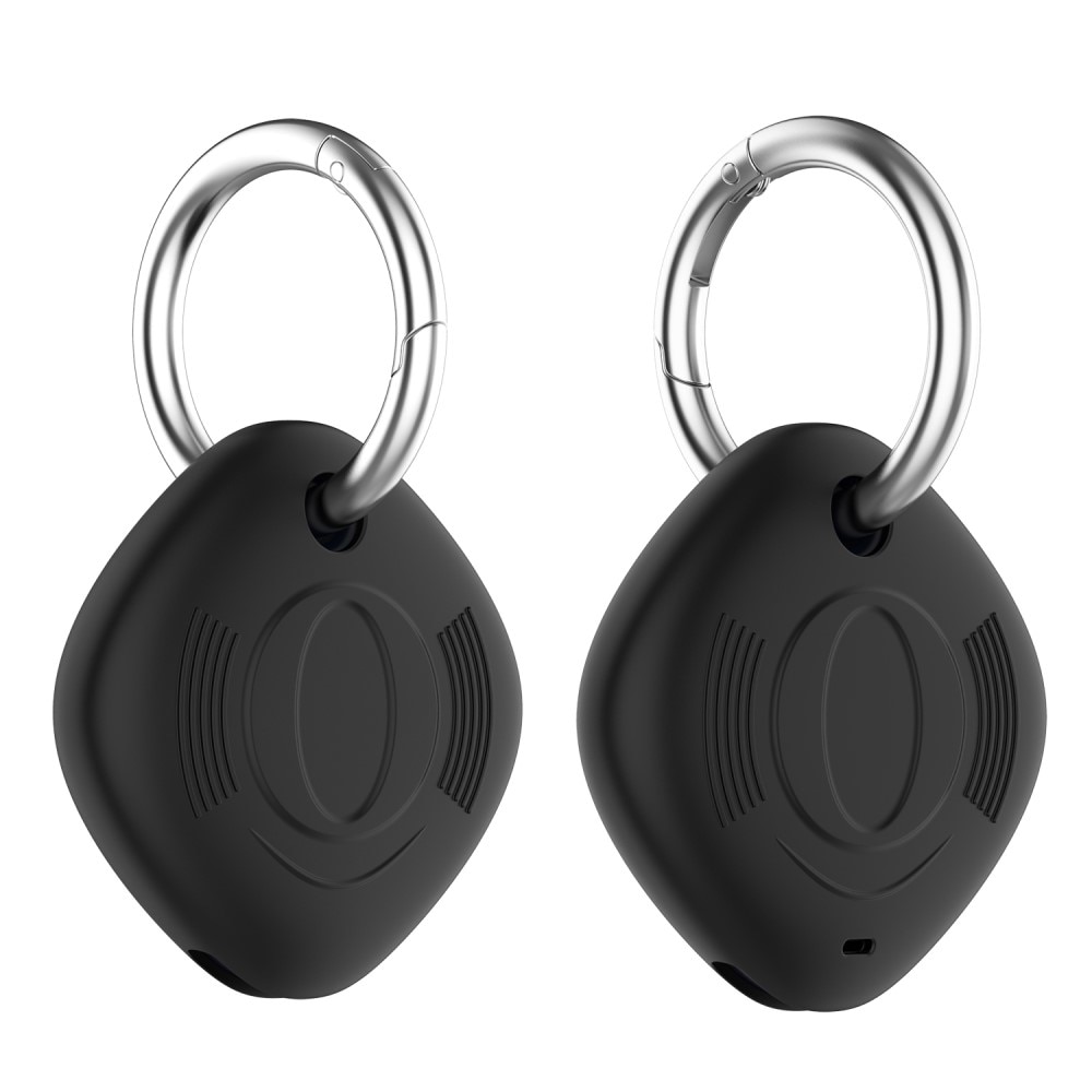 Porte-clés en silicone Samsung Galaxy SmartTag, noir