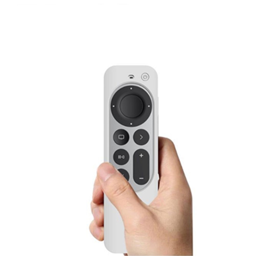 Coque de télécommande en silicone TV 4K 2021 Blanc