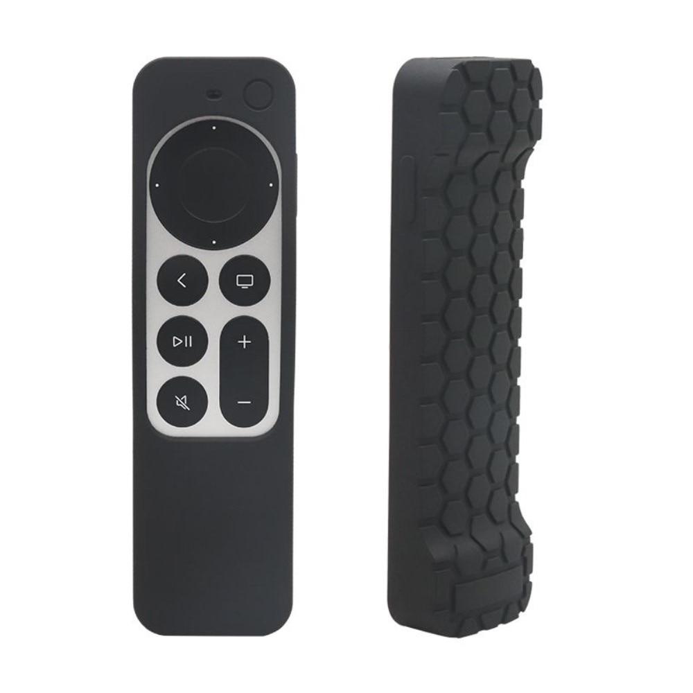 Coque en silicone pour télécommande TV 4K 2021 Noir