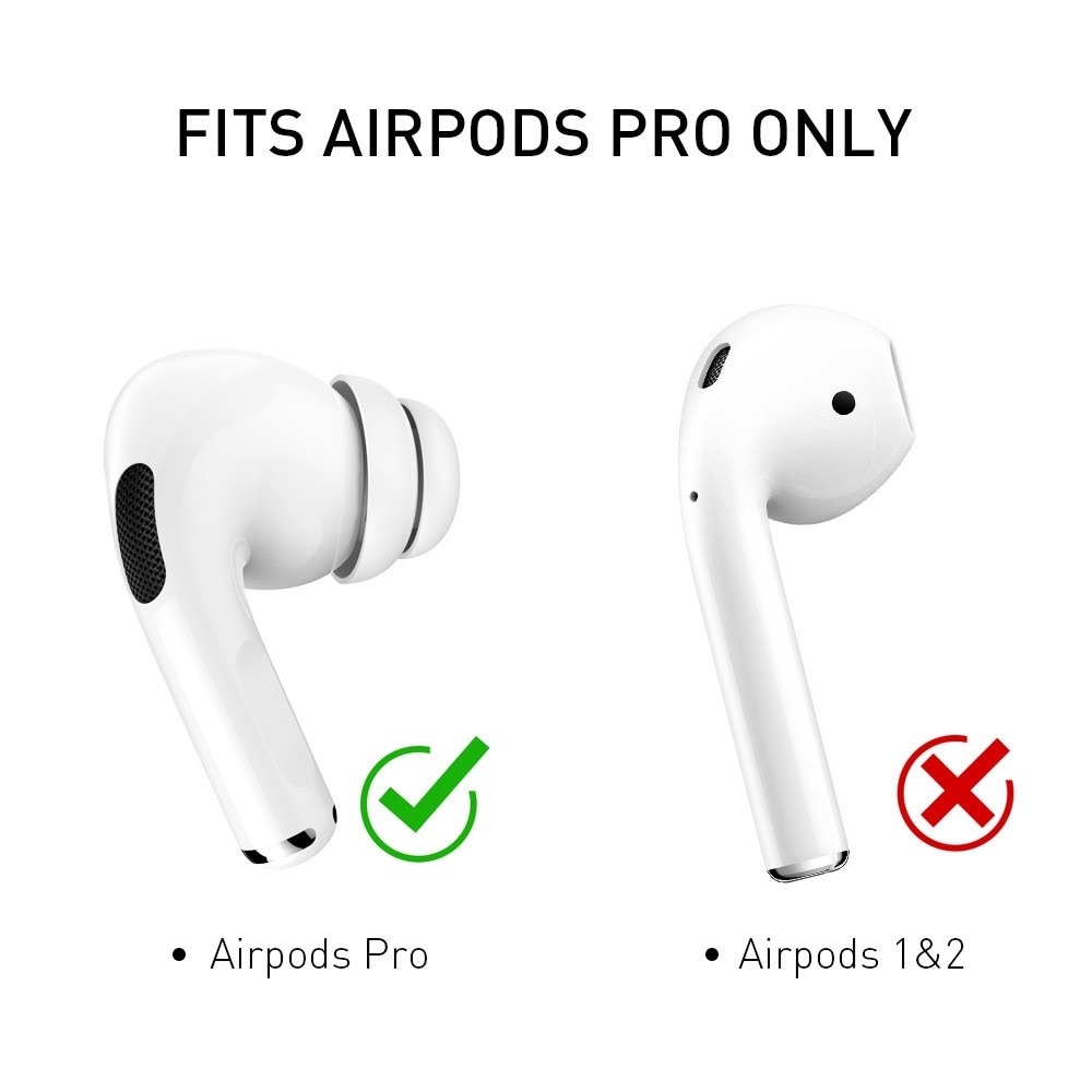 Soft Ear Tips (2 pièces) AirPods Pro Blanc (Large)