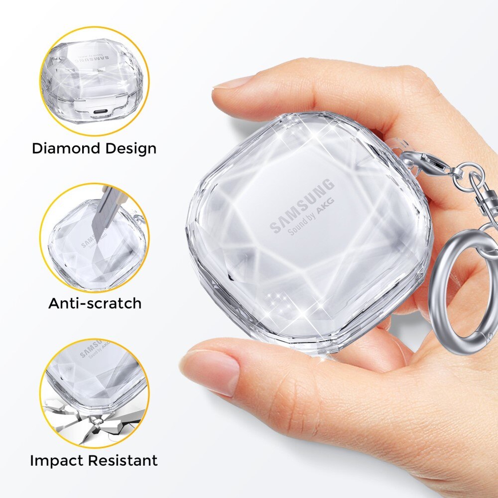 Coque Diamond Samsung Galaxy Buds FE Transparent