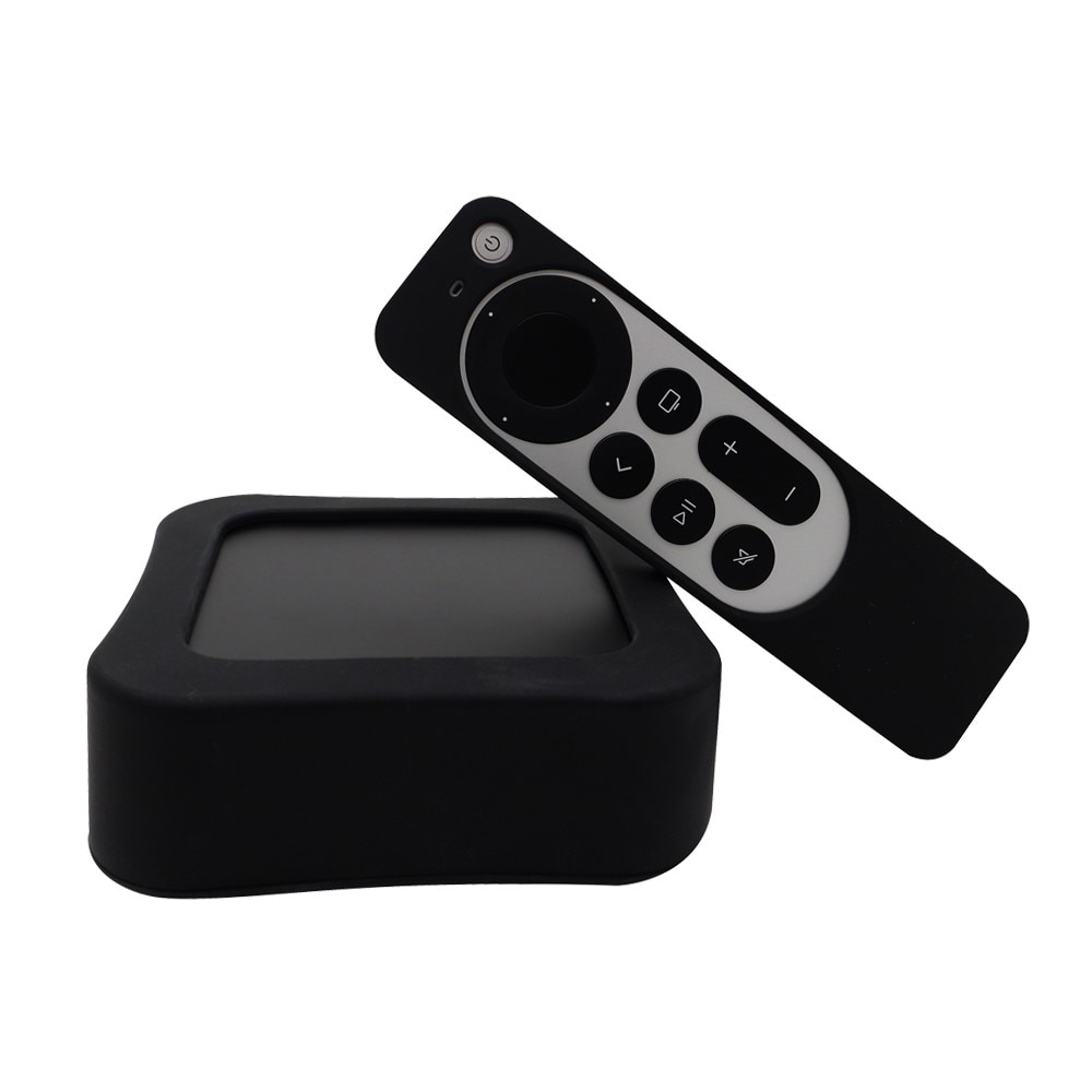 Coque de télécommande en silicone Apple TV 4K 2022 (3rd gen), noir