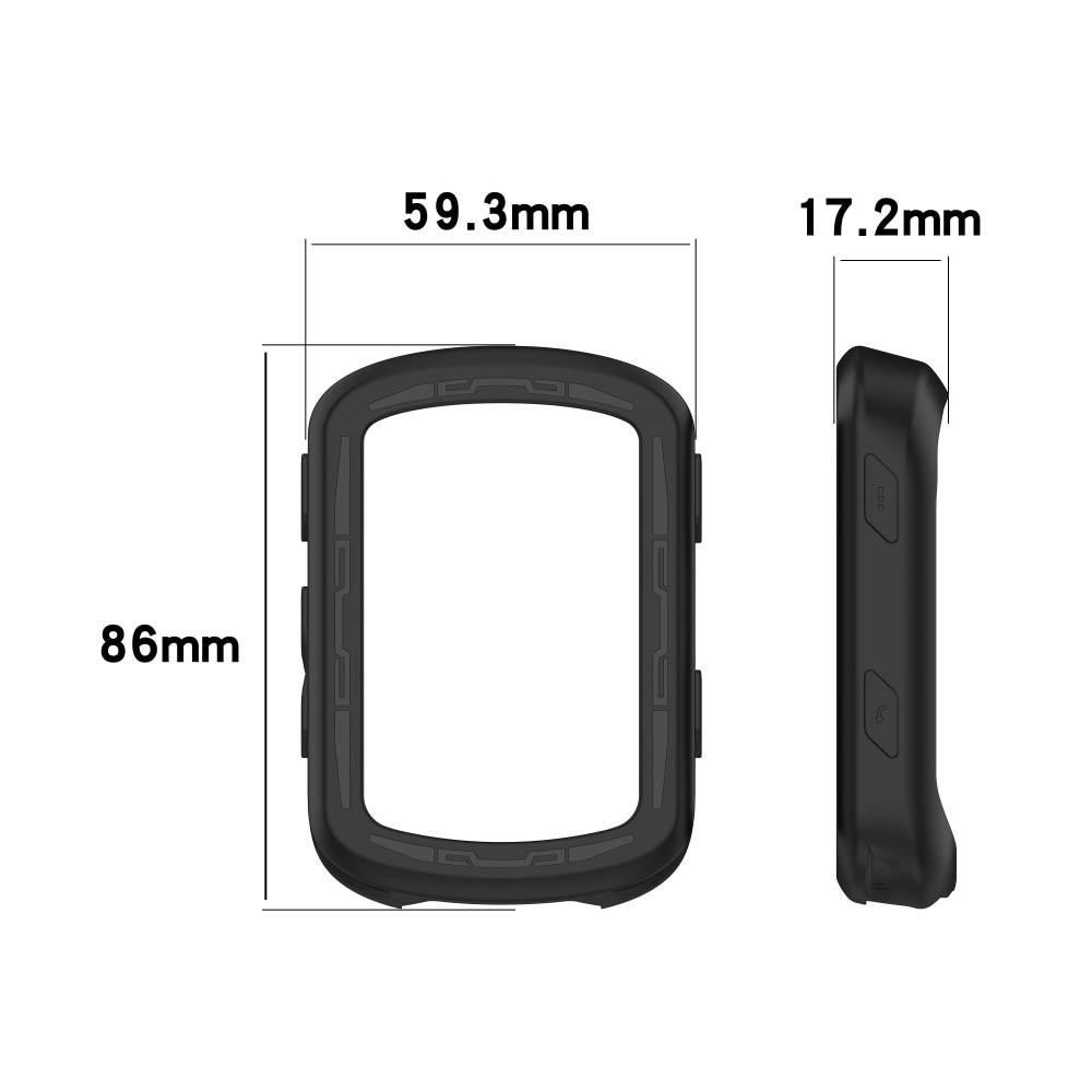 Coque en silicone Garmin Edge 840 /540, noir