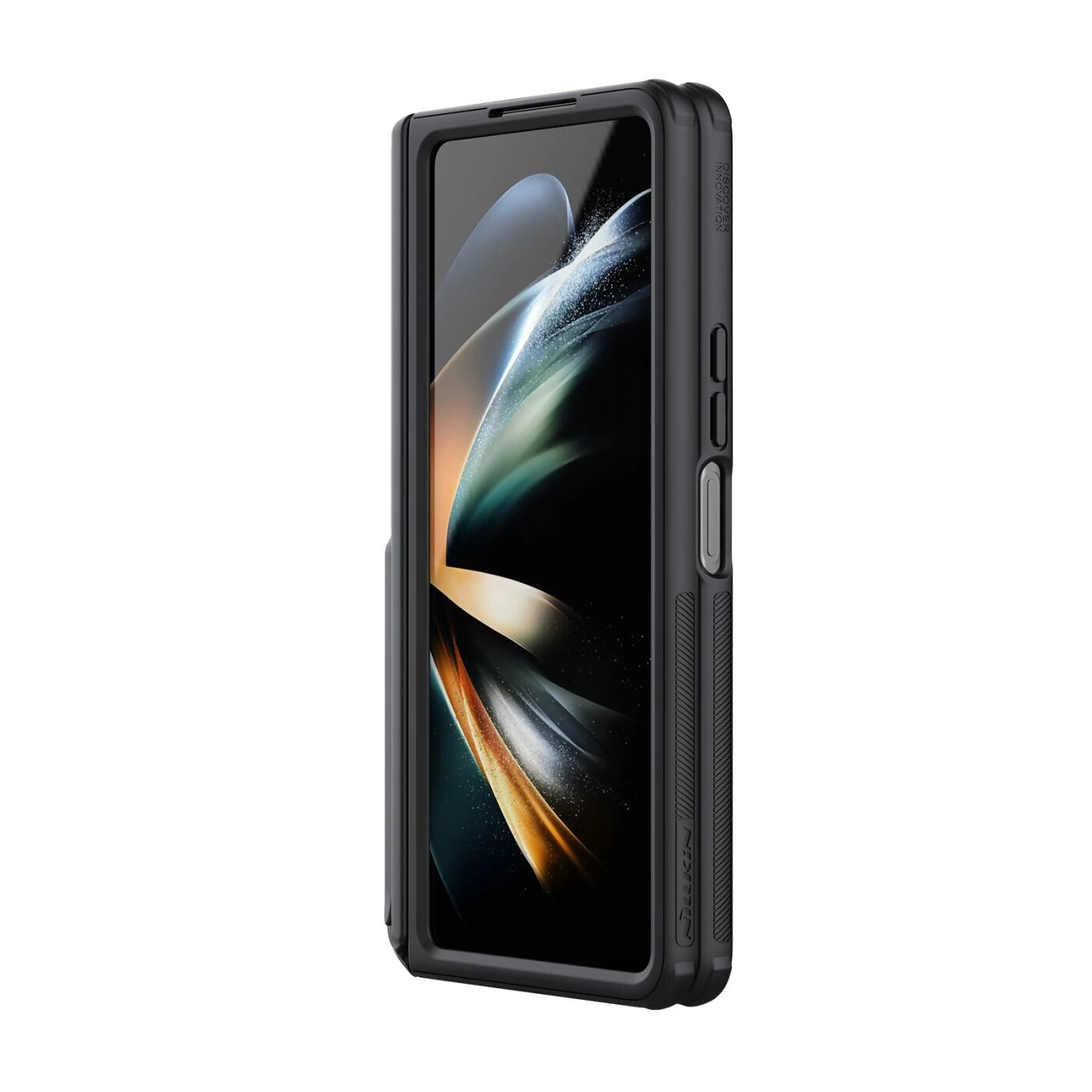 Super Frosted Shield Fold with Kickstand Samsung Galaxy Z Fold 5, noir