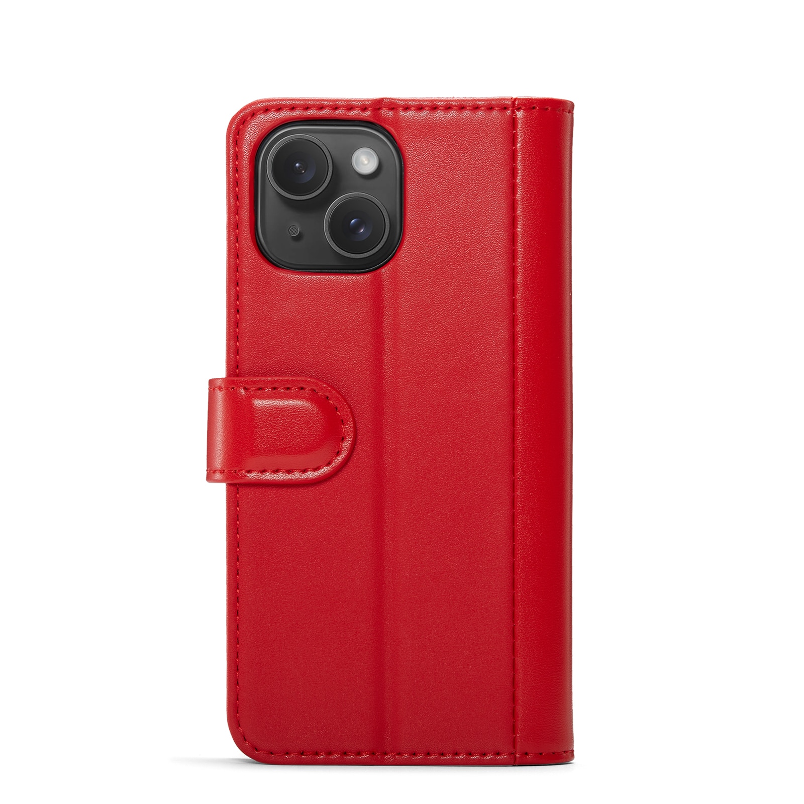 Étui en cuir veritable iPhone 13, Rouge