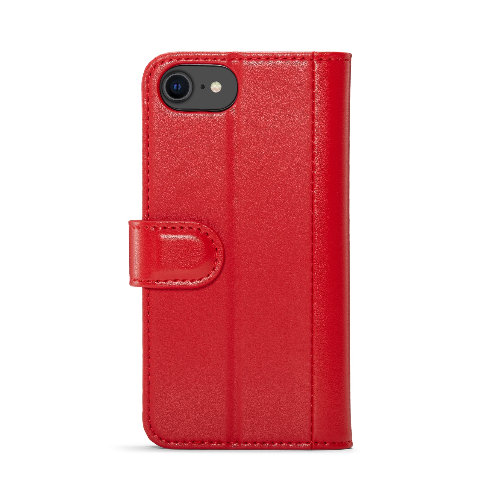 Étui en cuir veritable iPhone 8, Rouge