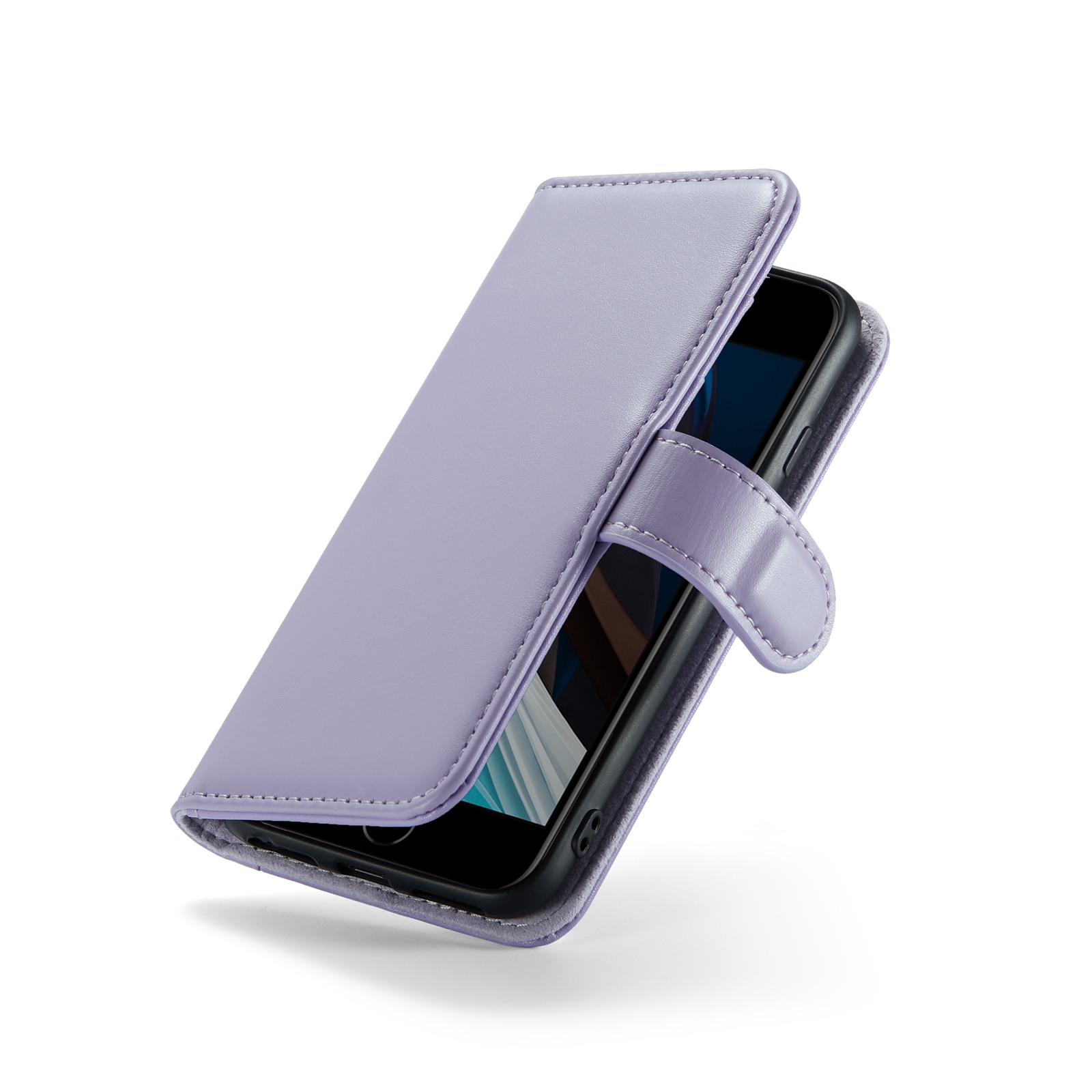 Étui en cuir veritable iPhone 7, Violet