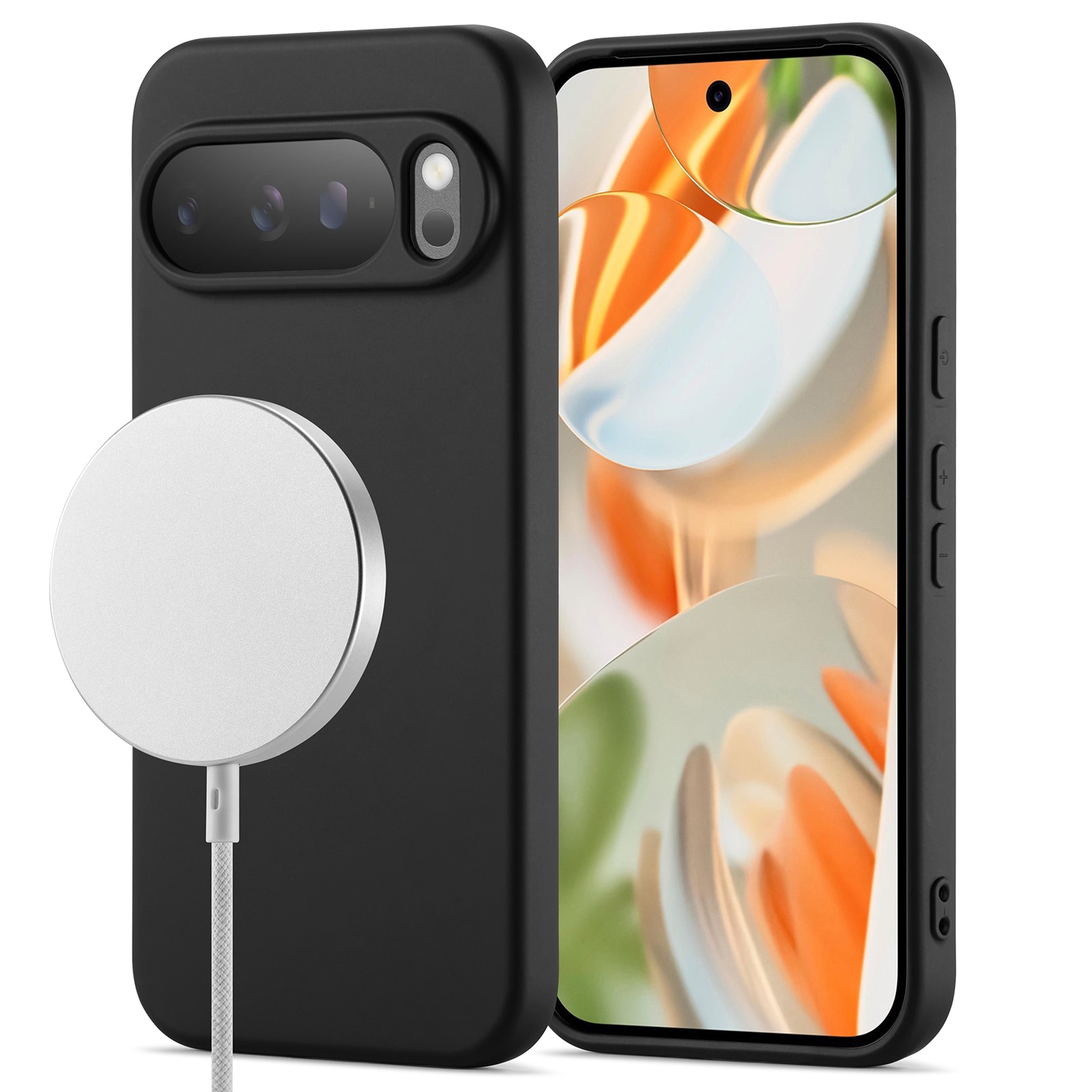 Coque TPU MagSafe Google Pixel 10, Noir