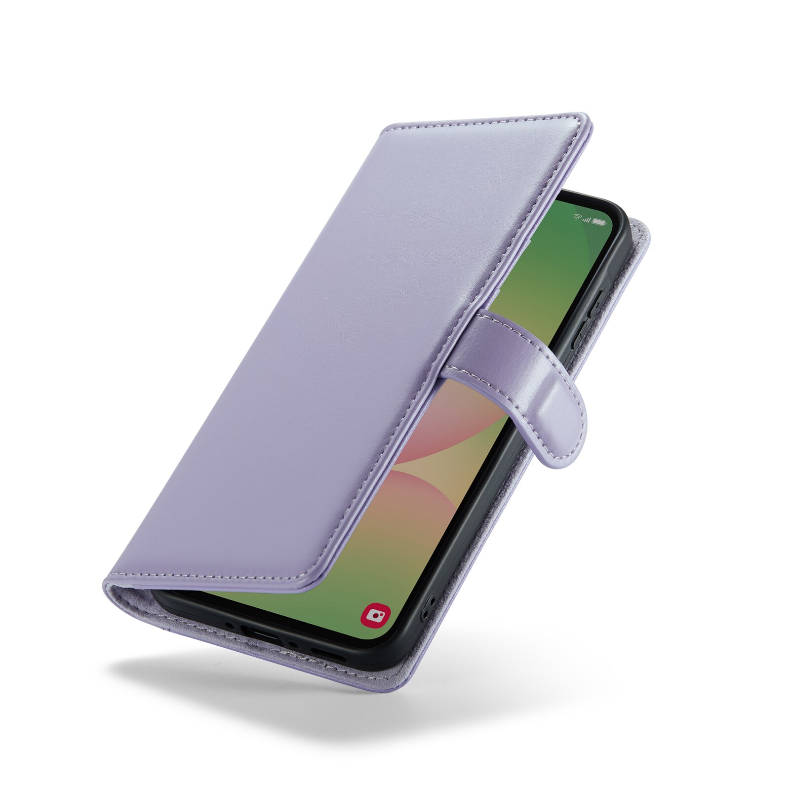 Étui en cuir veritable Samsung Galaxy A56, Violet