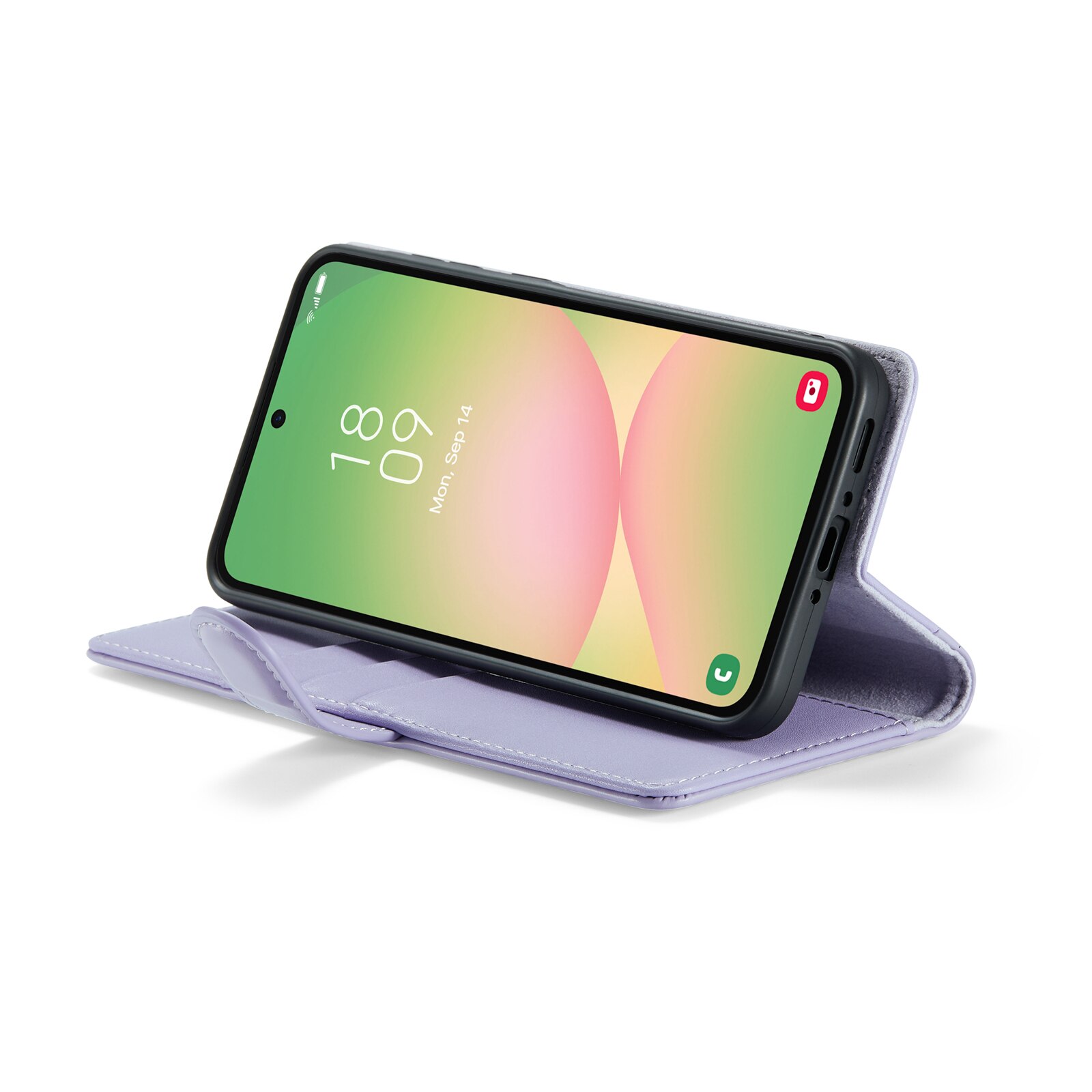 Étui en cuir veritable Samsung Galaxy A56, Violet