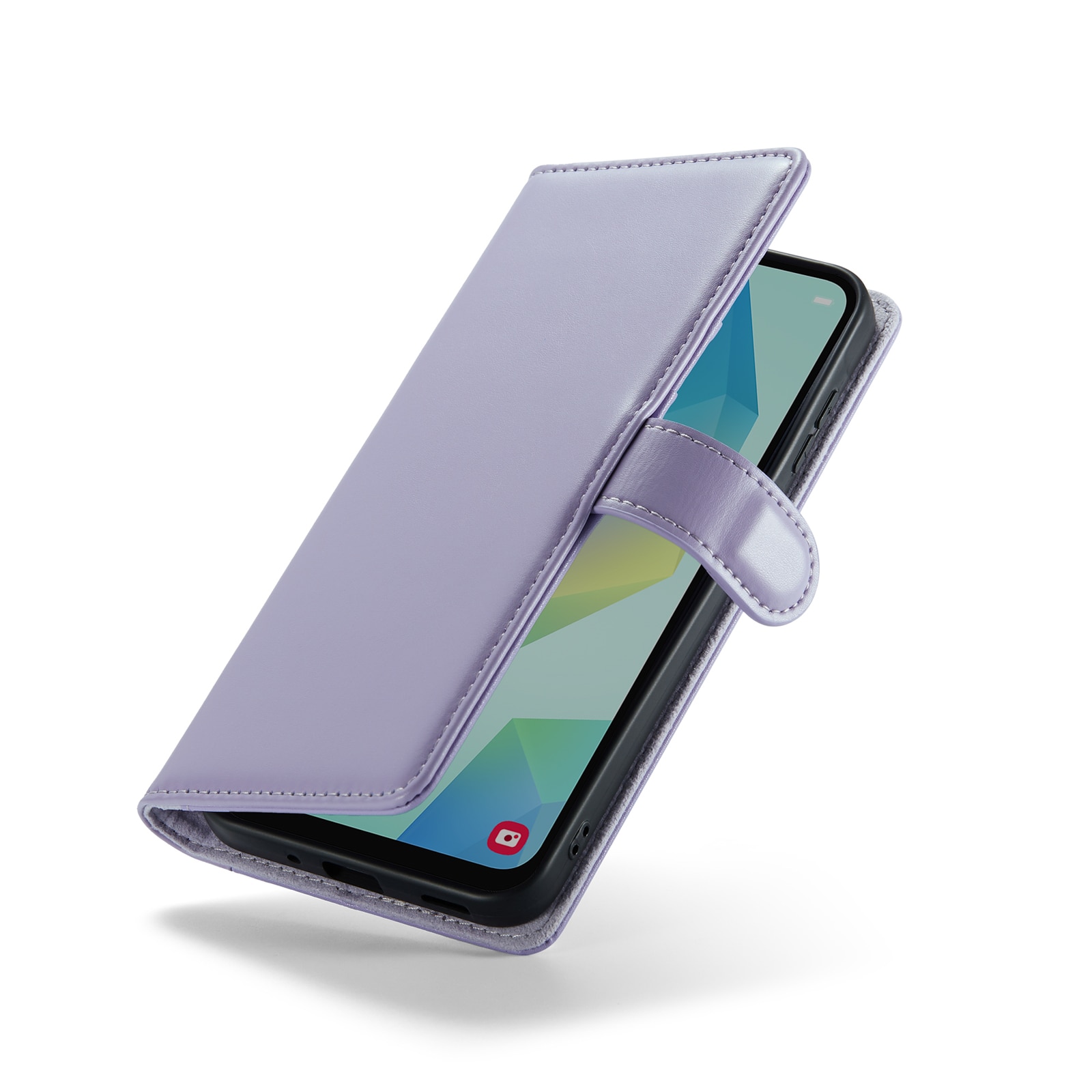 Étui en cuir veritable Samsung Galaxy A16, Violet