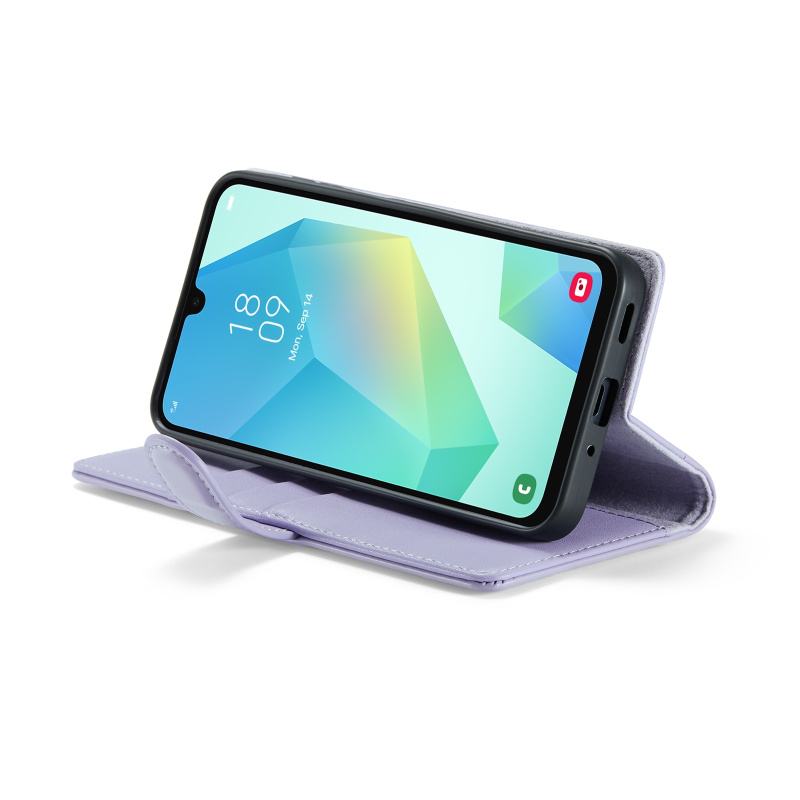 Étui en cuir veritable Samsung Galaxy A16, Violet