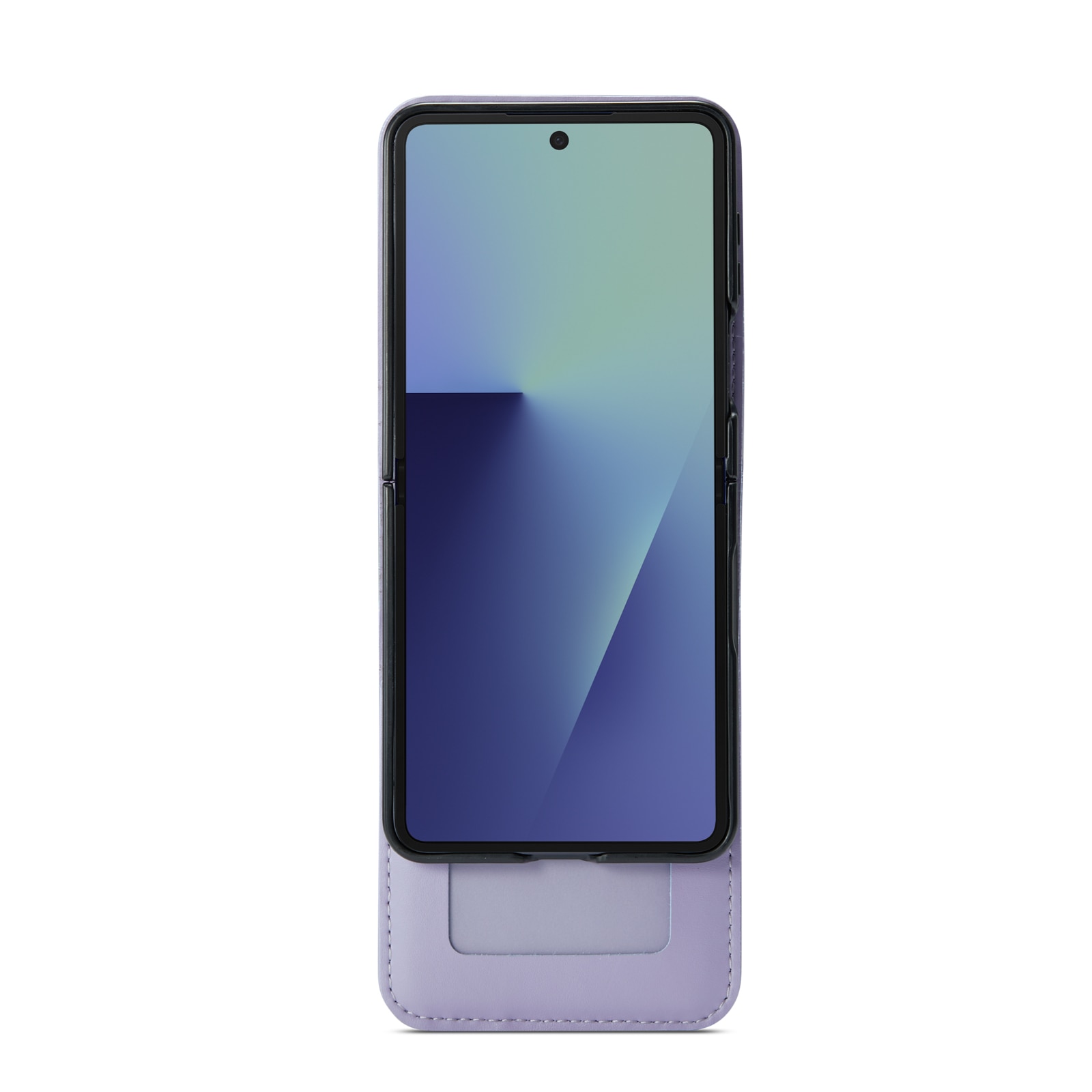 Étui en cuir veritable Samsung Galaxy Z Flip 7, Violet