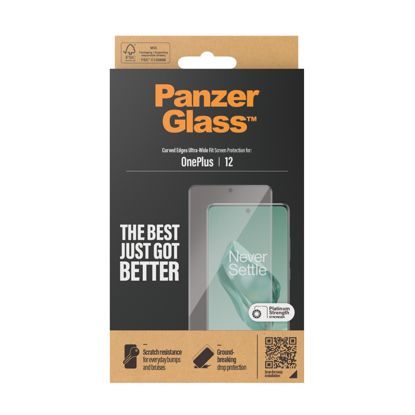  OnePlus 12 Screen Protector Ultra Wide Fit