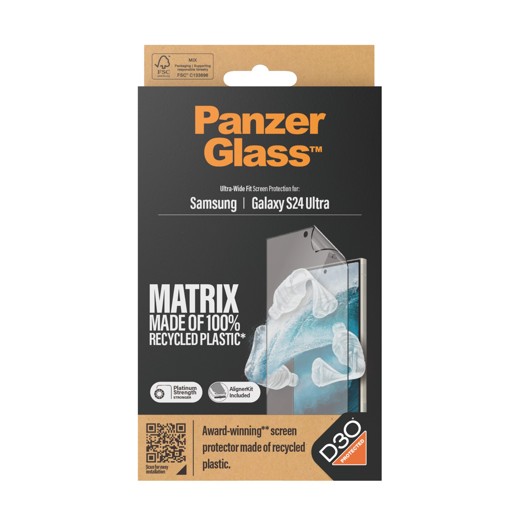 PanzerGlass Samsung Galaxy S24 Ultra Screen Protector D3O (with