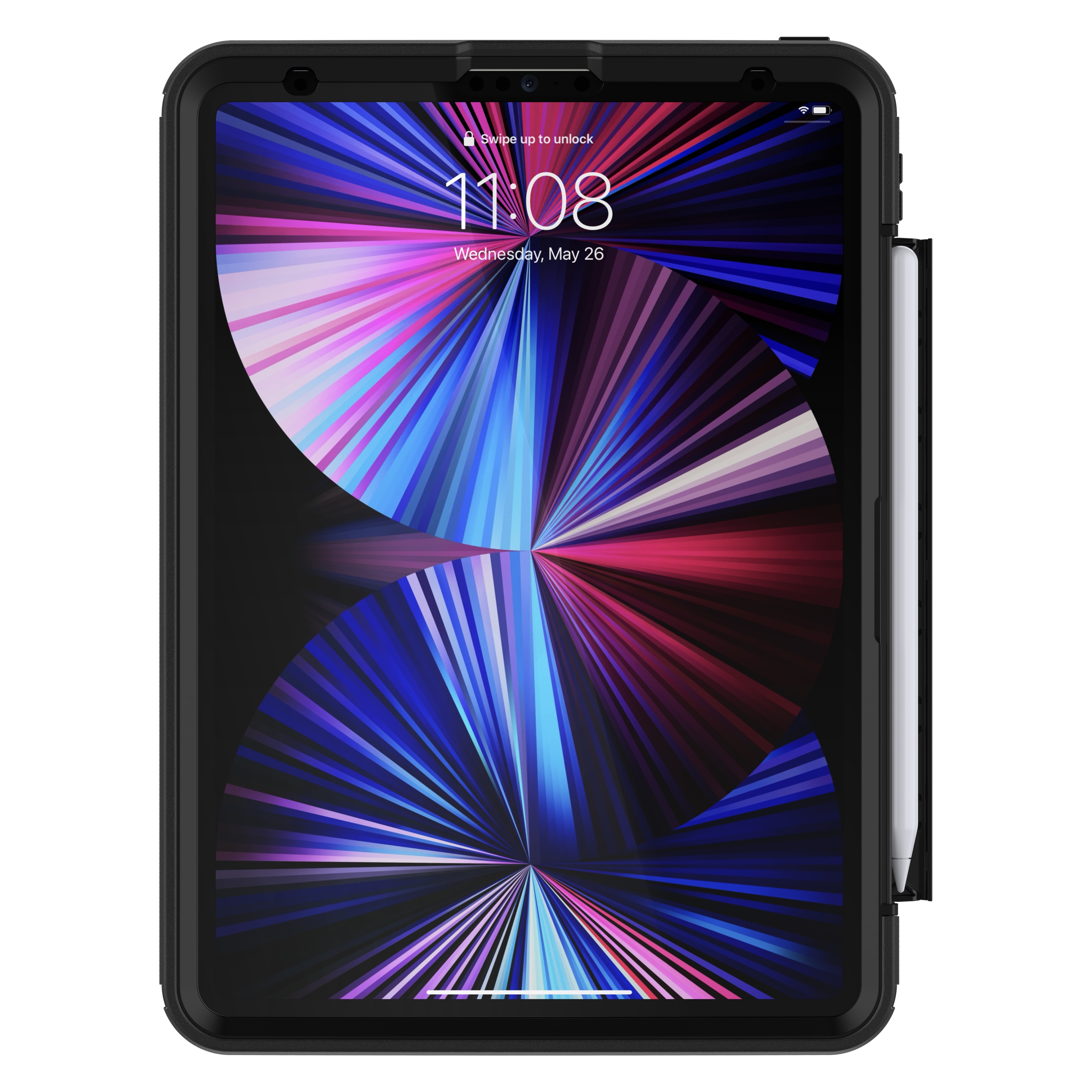Coque Defender iPad Pro 12.9 4th Gen (2020), noir