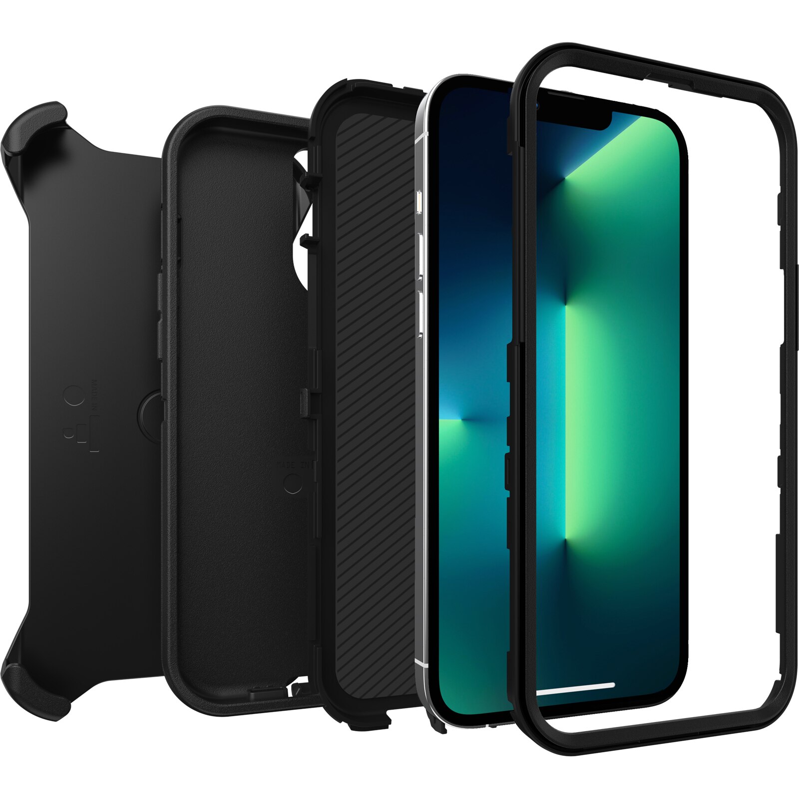 Coque Defender Apple iPhone 12 Pro Max, Noir