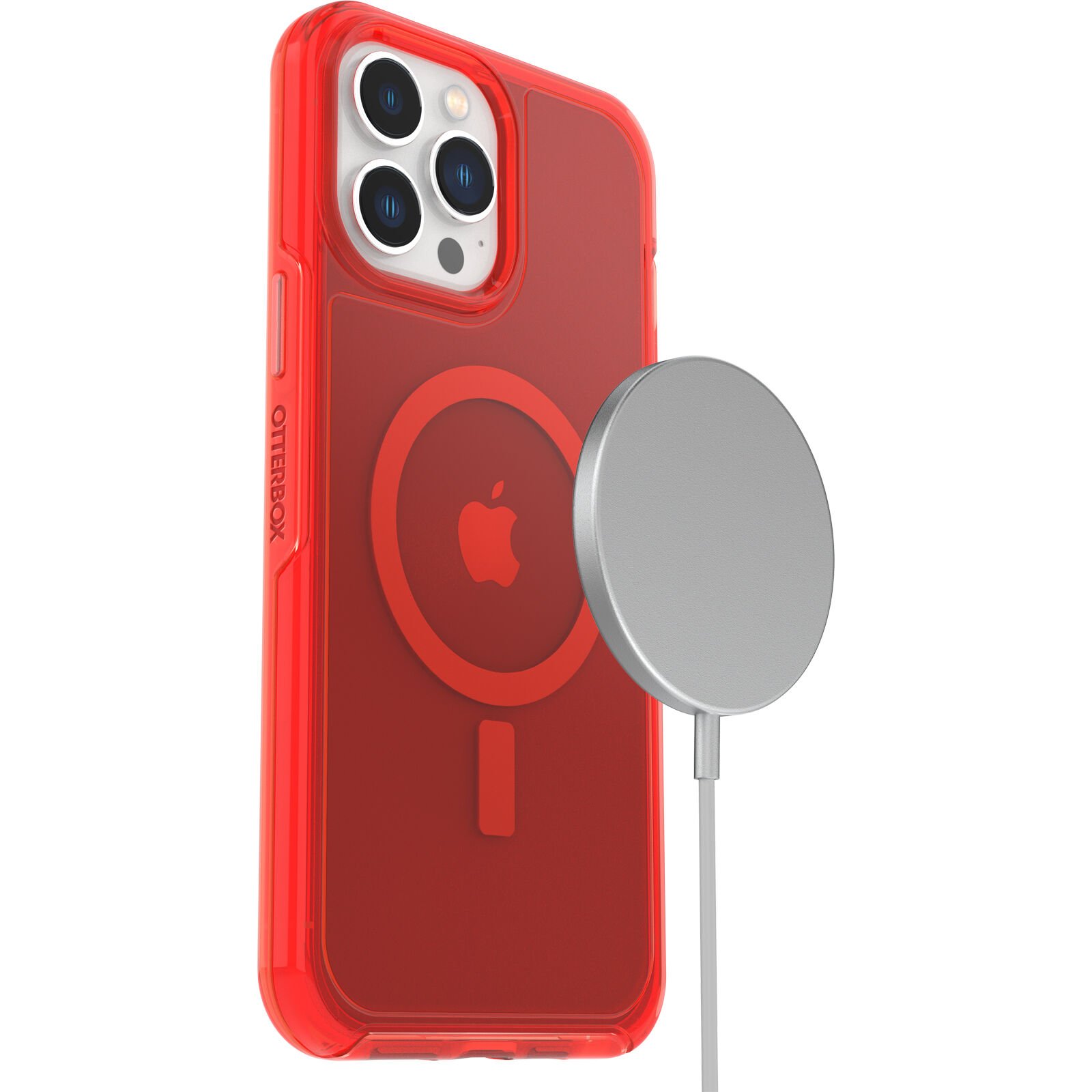 Coque Symmetry Plus MagSafe iPhone 12 Pro Max/iPhone 13 Pro Max, Rouge