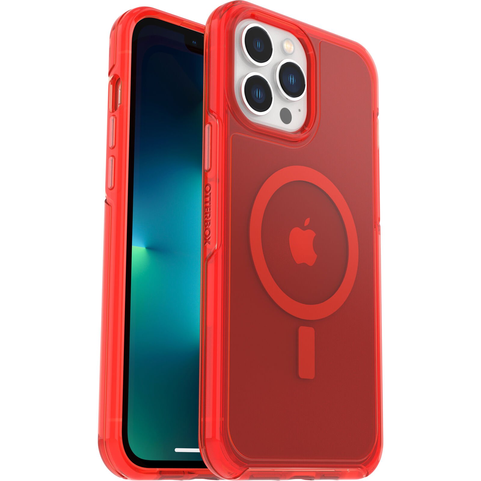 Coque Symmetry Plus MagSafe iPhone 12 Pro Max/iPhone 13 Pro Max, Rouge