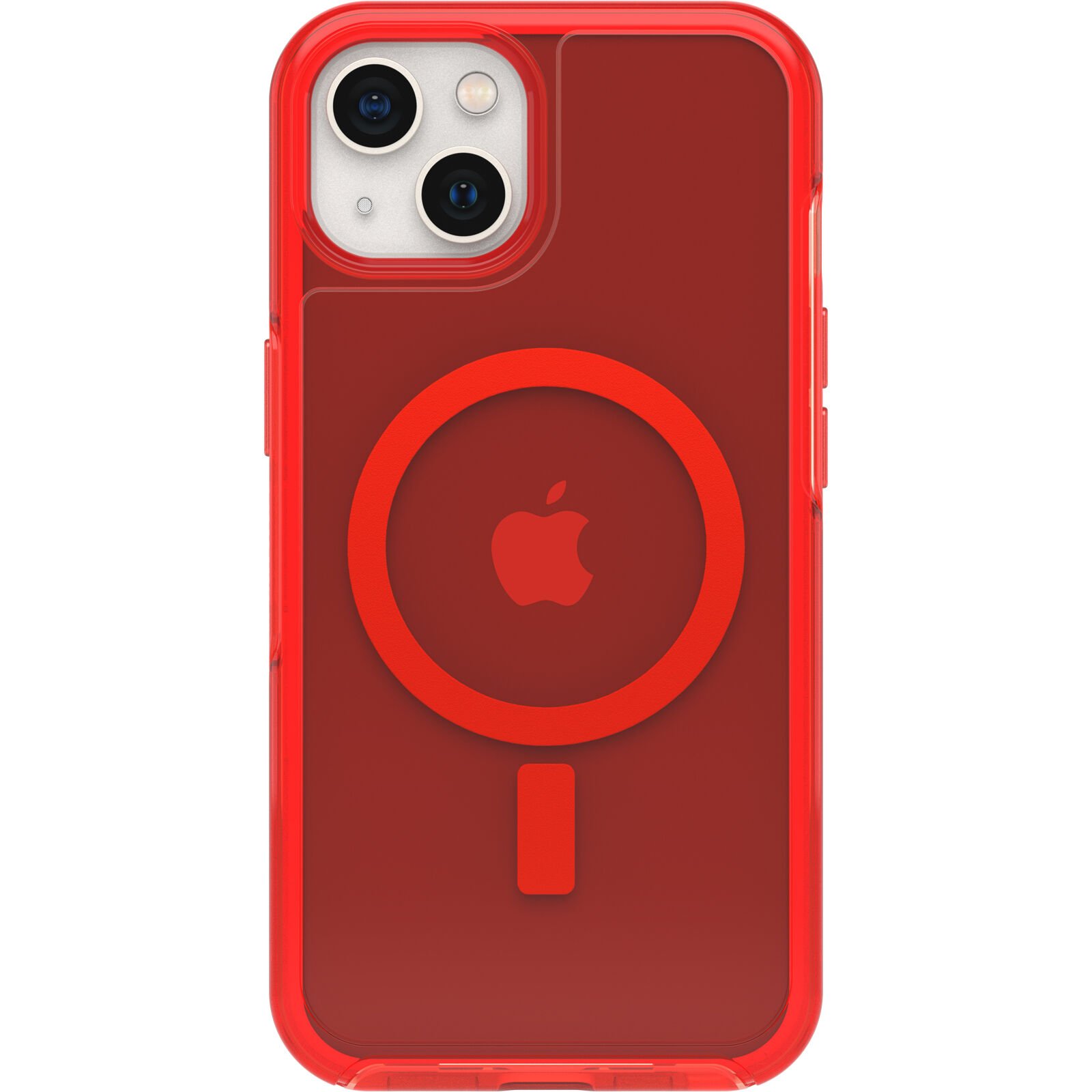 Coque Symmetry Plus MagSafe iPhone 13, Rouge