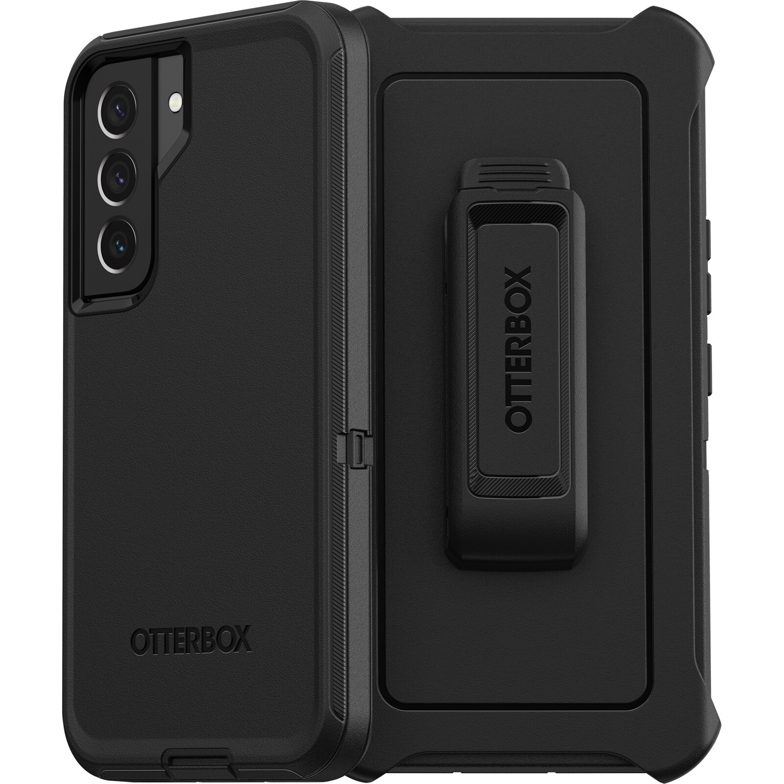 Coque Defender Samsung Galaxy S22 Plus, Black