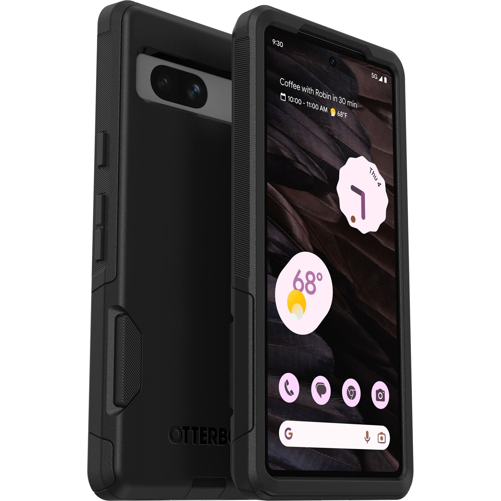 Coque Commuter Google Pixel 7a, noir