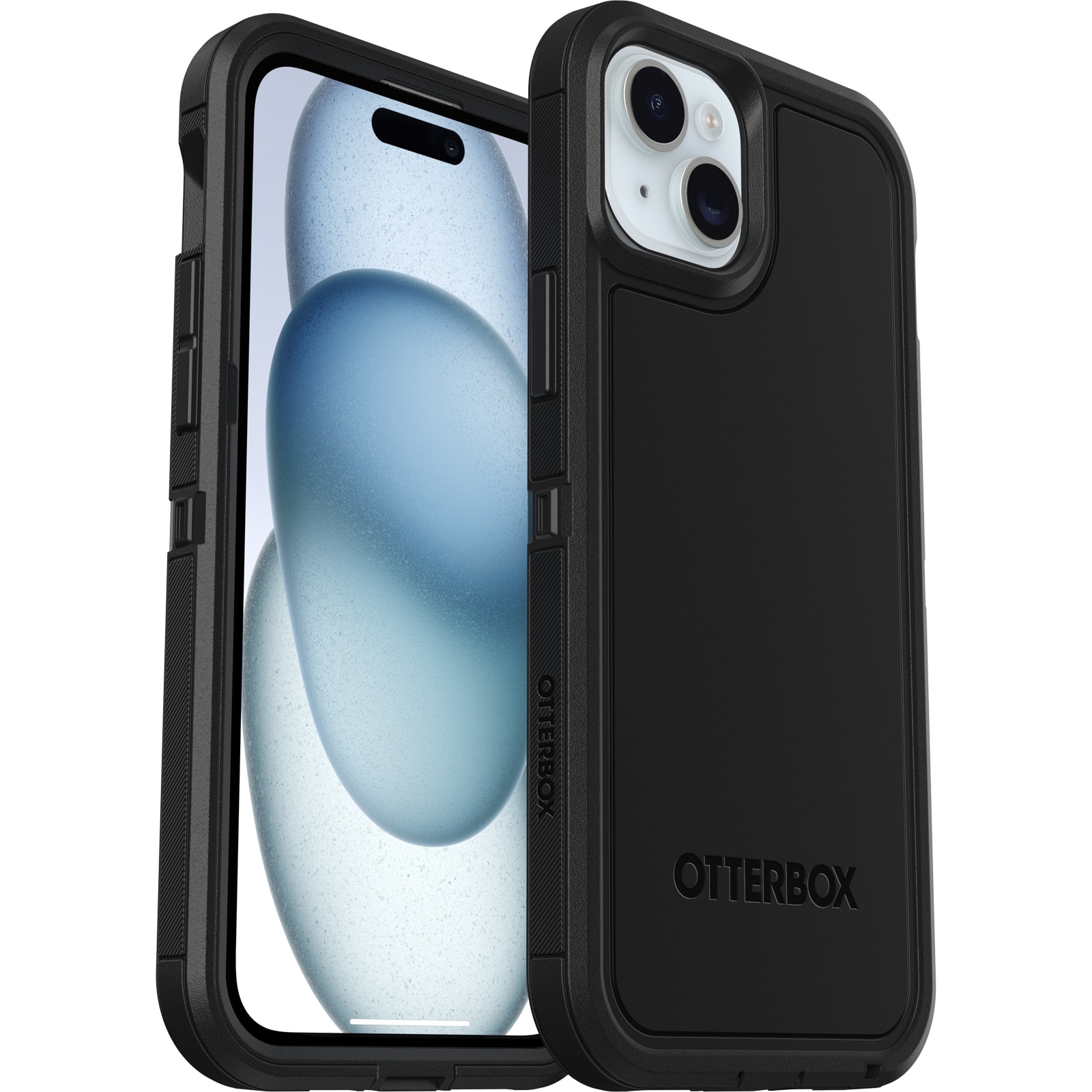 Coque Defender XT iPhone 15 Plus, noir