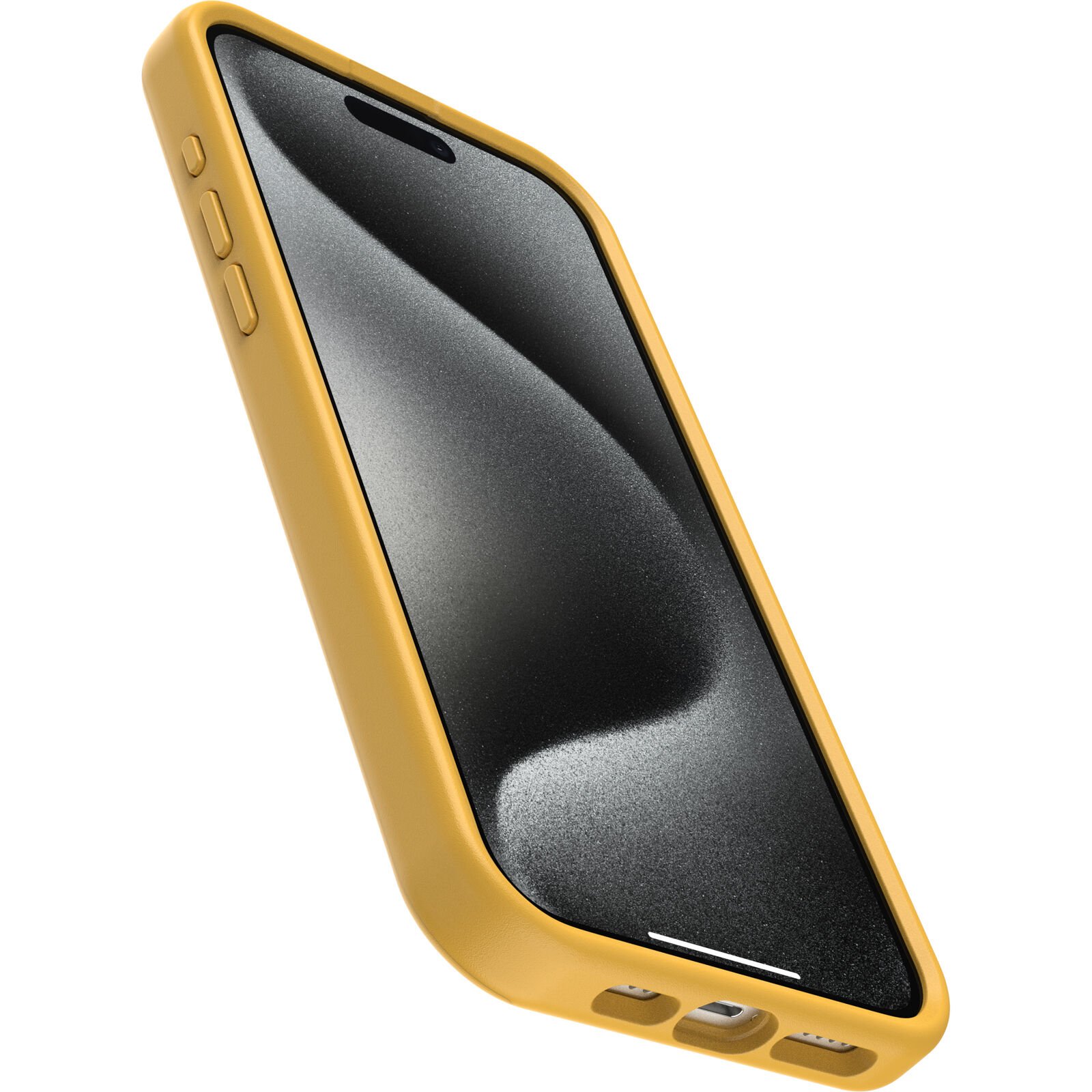 Coque OtterGrip Symmetry iPhone 15 Pro Max, jaune