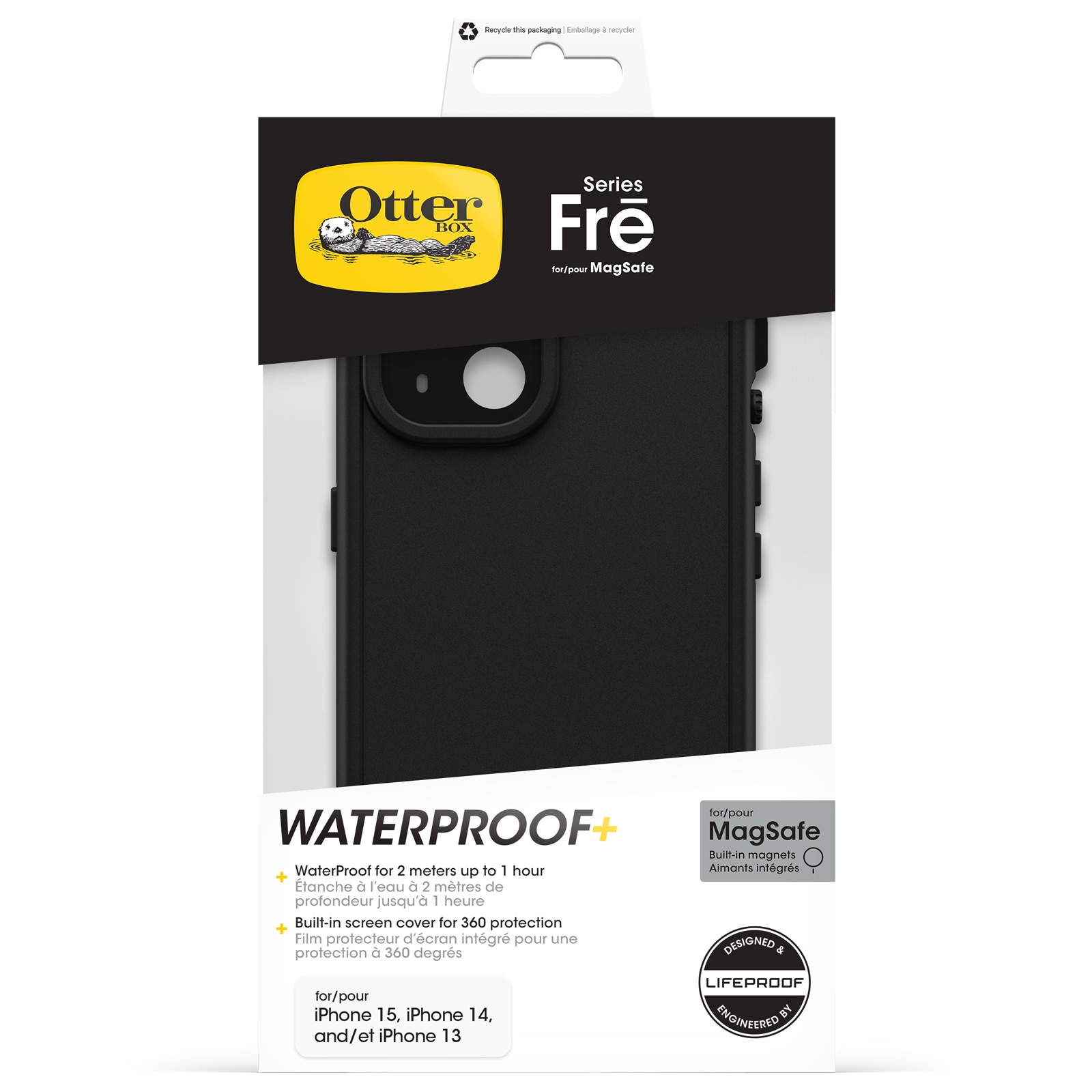 FRE MagSafe Coque iPhone 15 Black