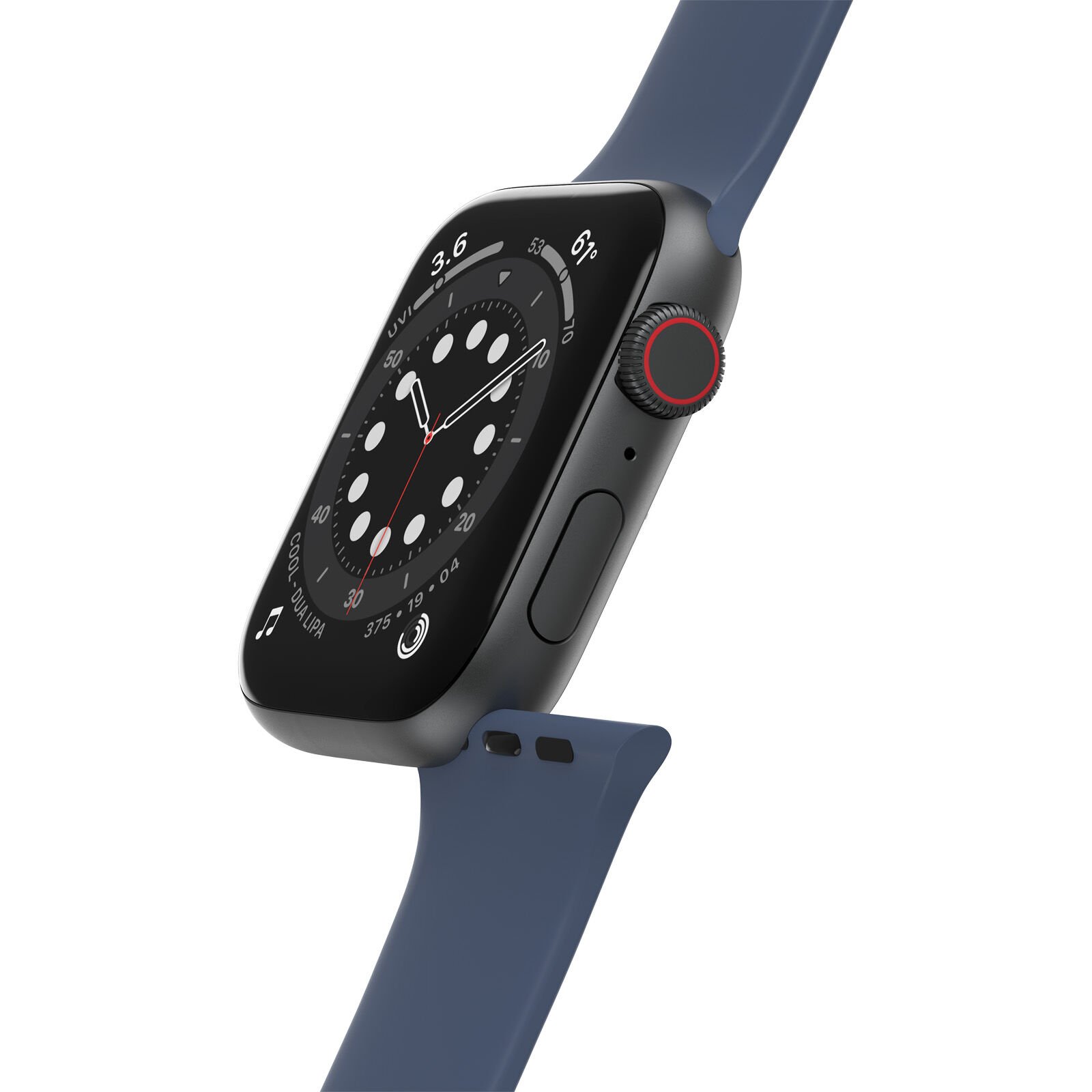 Bracelet pour Apple Watch 45mm Series 7, Blue Jeans