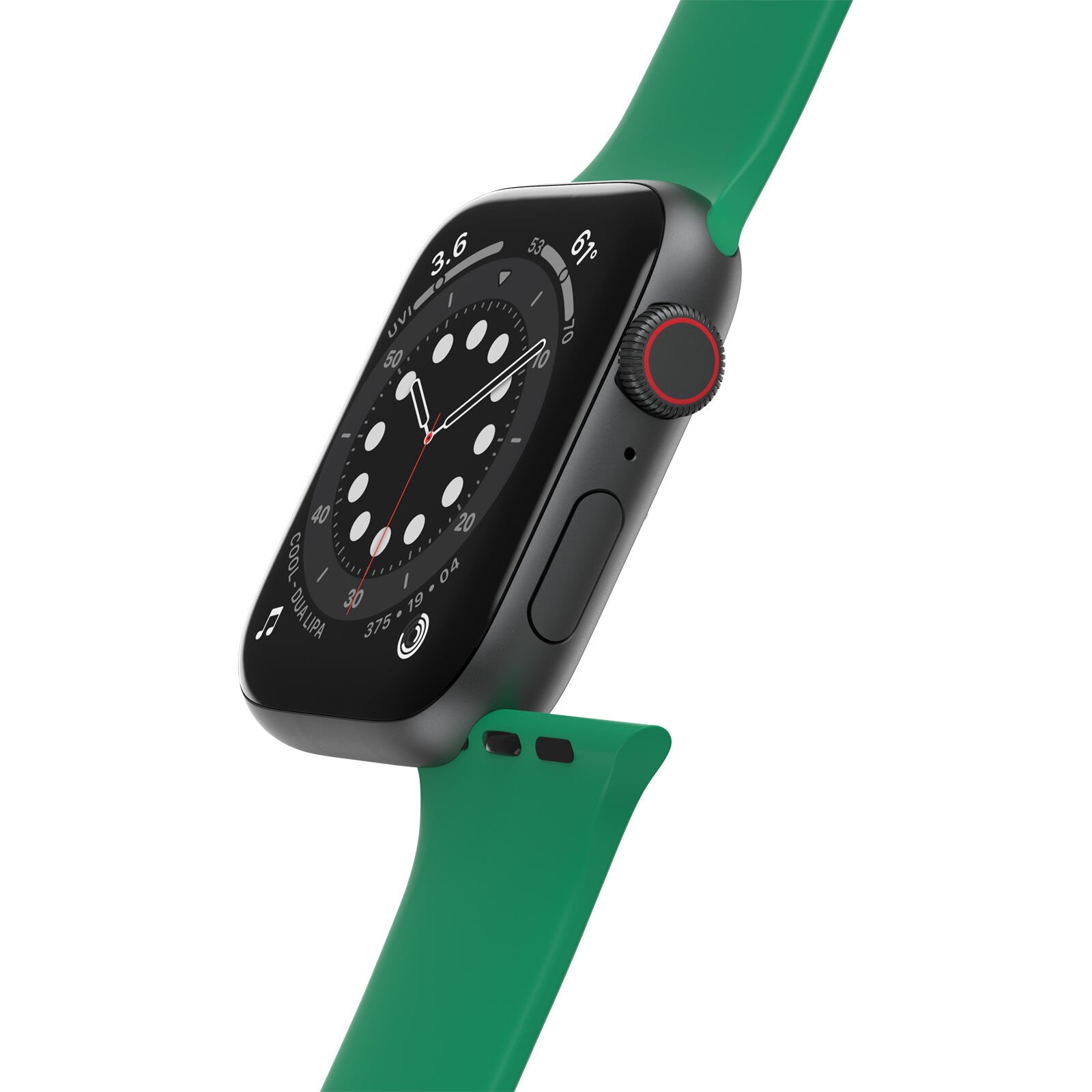 Bracelet pour Apple Watch 45mm Series 7, Green Juice