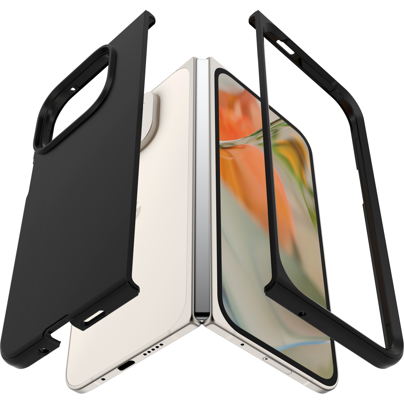 Coque Thin Flex Google Pixel 9 Pro Fold, noir