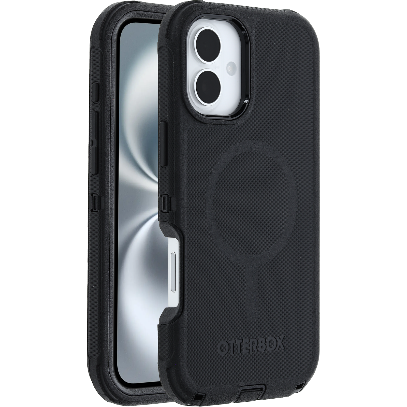 Coque MagSafe Defender iPhone 16 Plus, noir