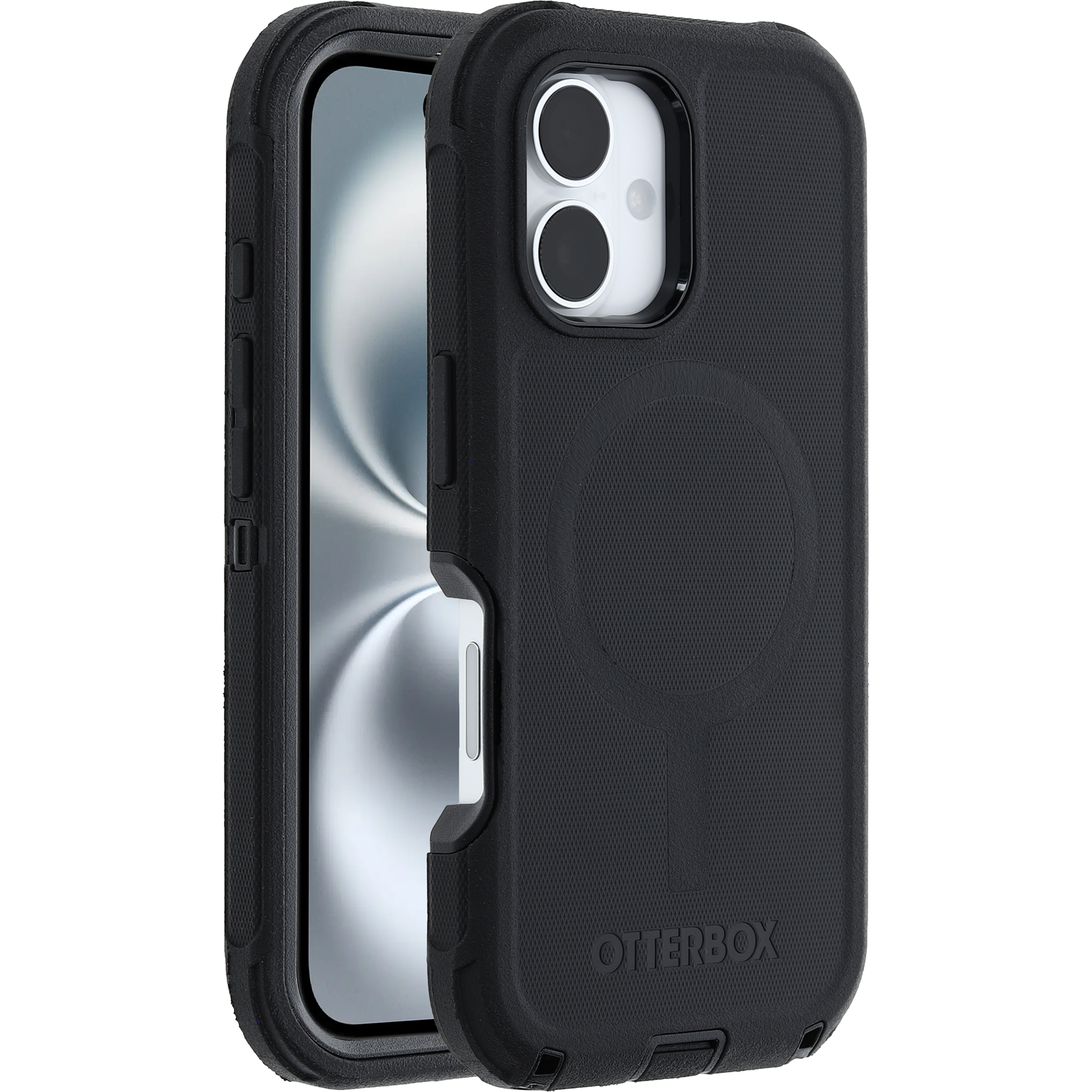 Coque MagSafe Defender iPhone 16, noir