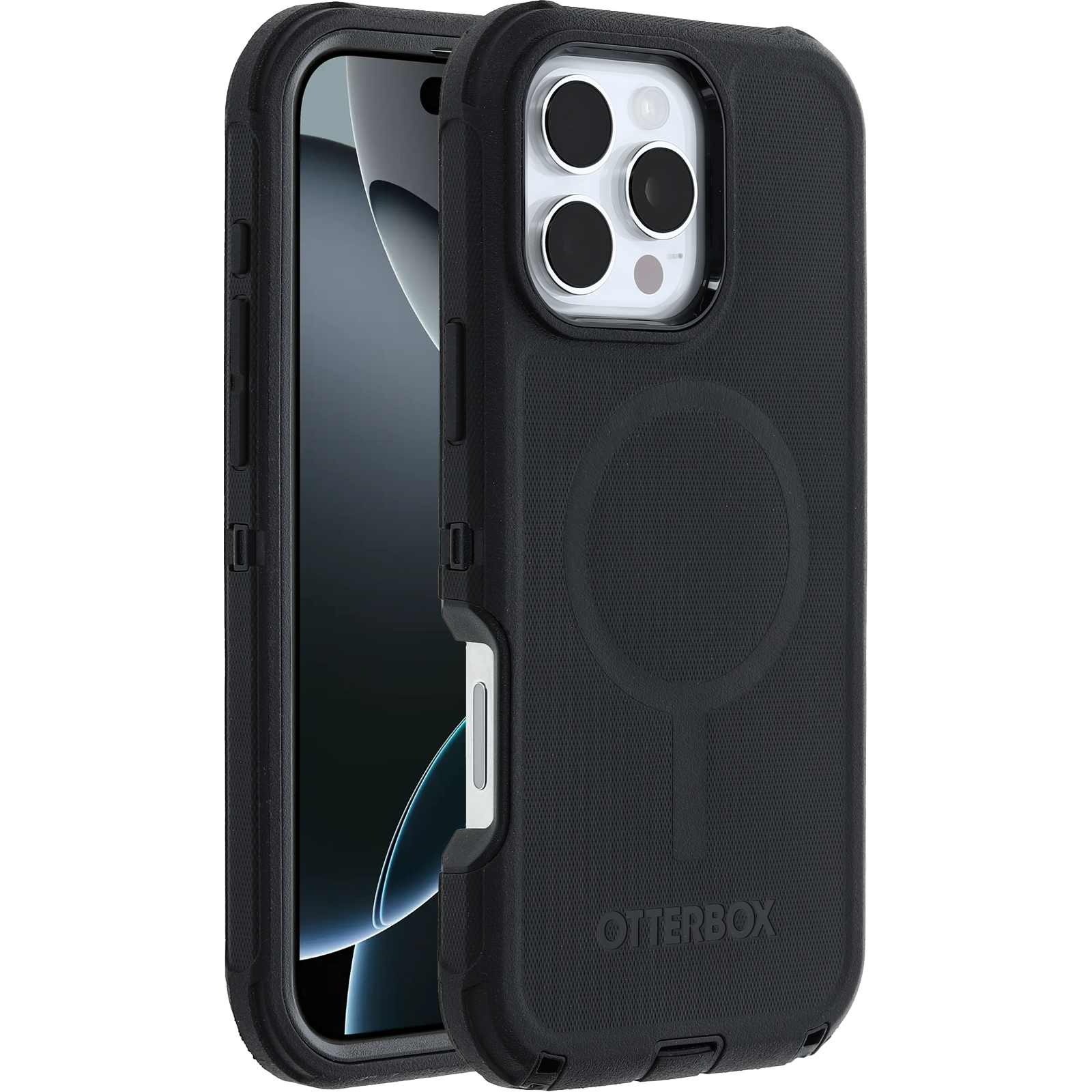 Coque MagSafe Defender iPhone 16 Pro Max, noir