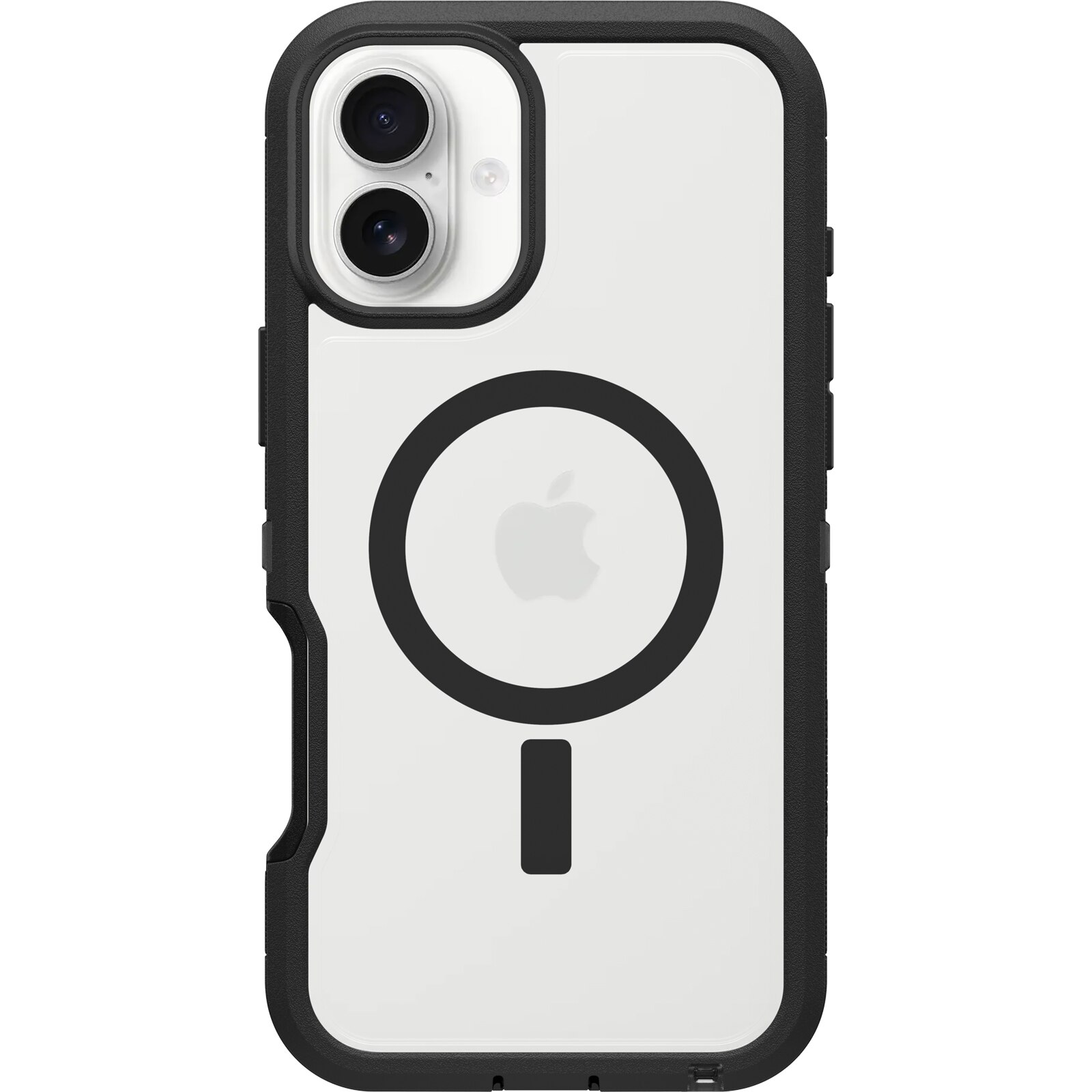 Coque Defender XT iPhone 16 Plus, Clear/Black