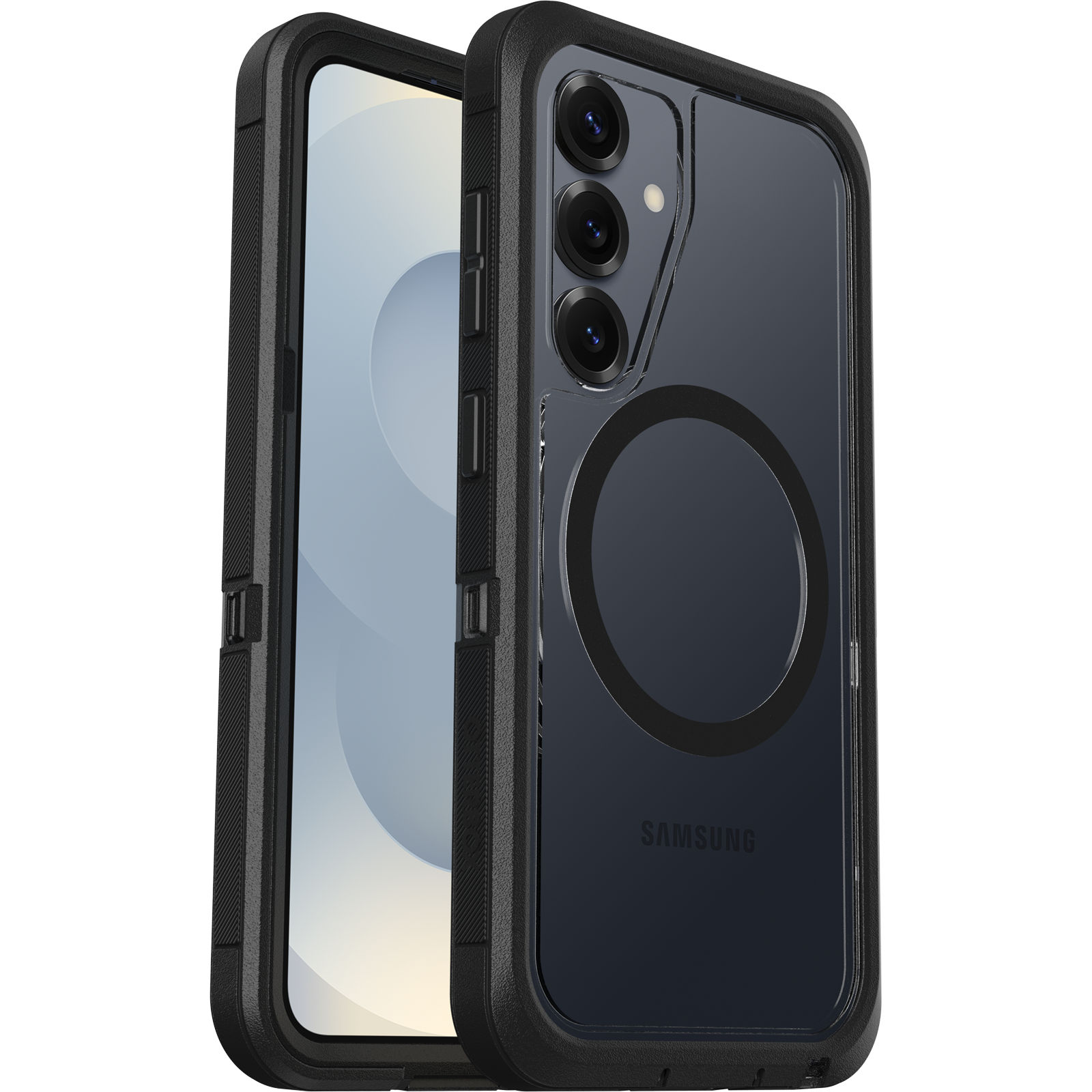 Coque Defender XT Samsung Galaxy S25, Clear/Black