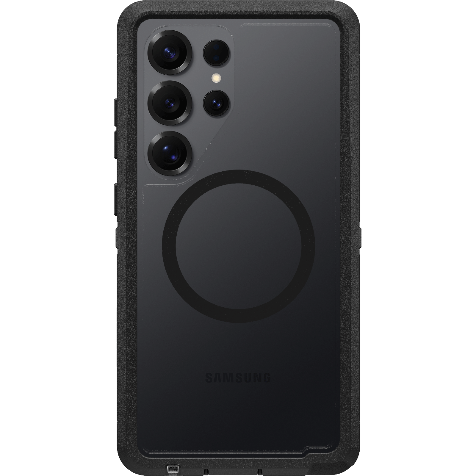 Coque Defender XT Samsung Galaxy S25 Ultra, Clear/Black