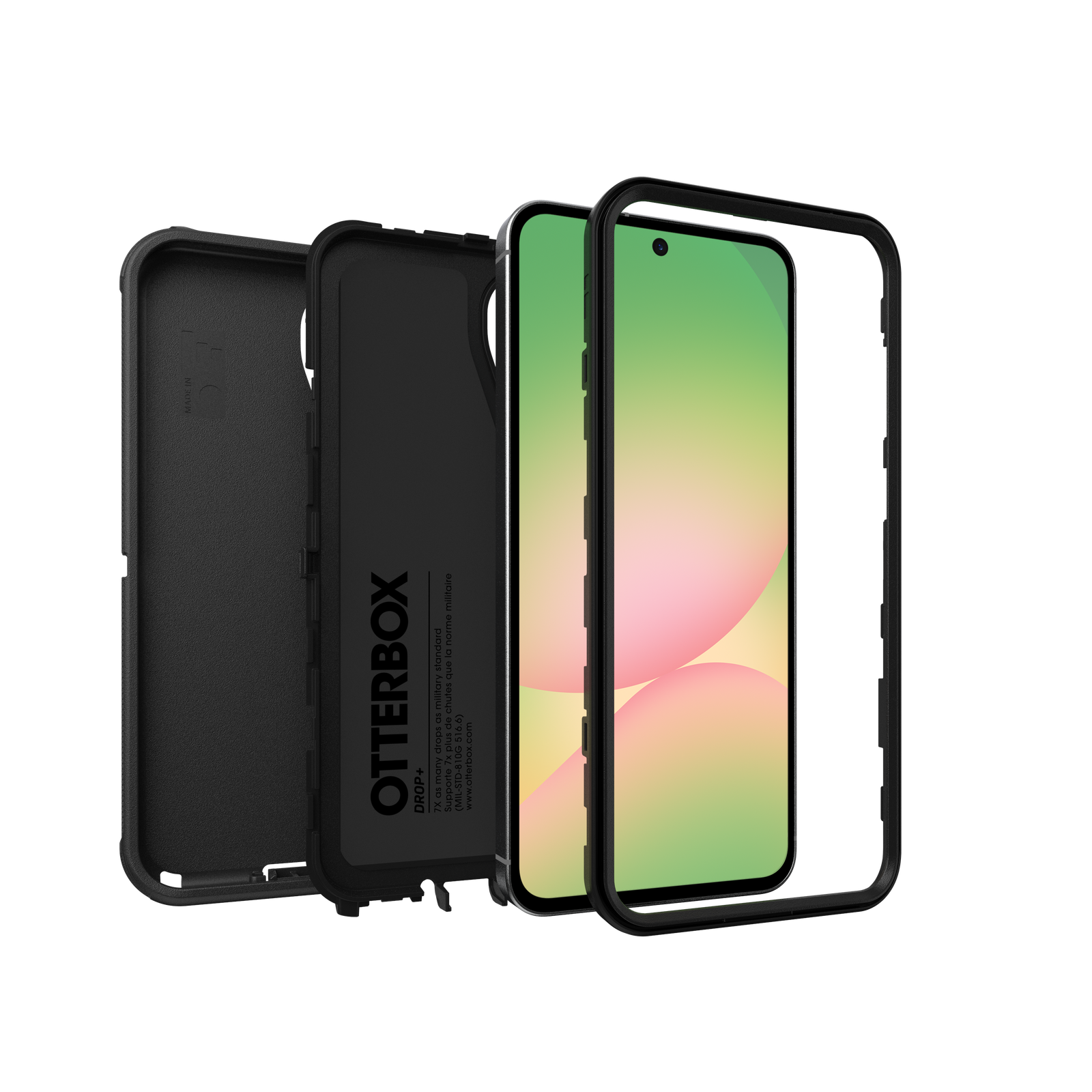 Coque Defender Samsung Galaxy A56, noir