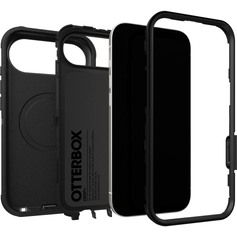 Coque MagSafe Defender iPhone Air, noir