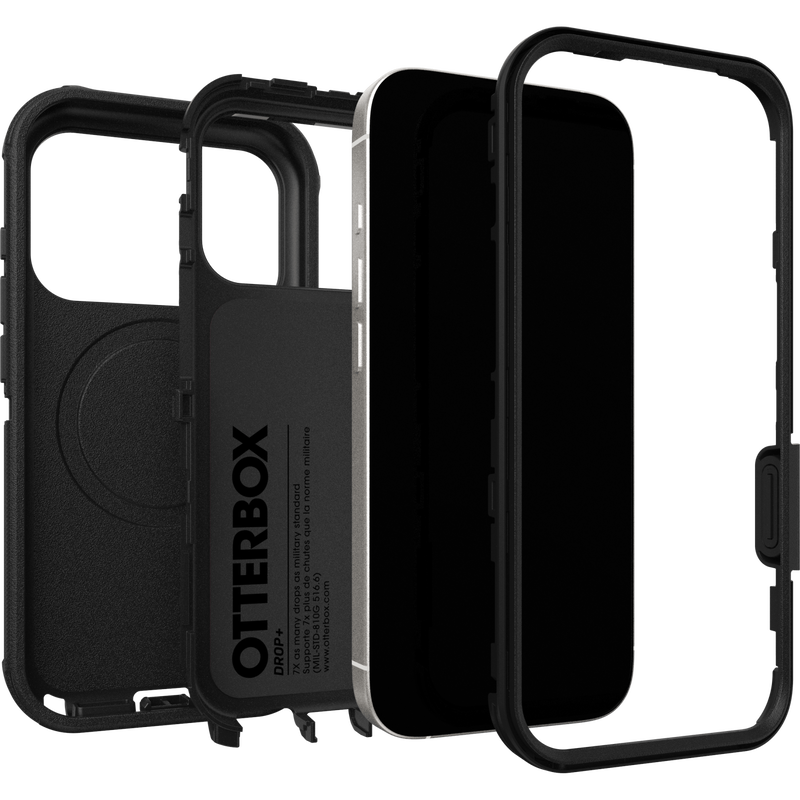 Coque MagSafe Defender iPhone 17 Pro, noir