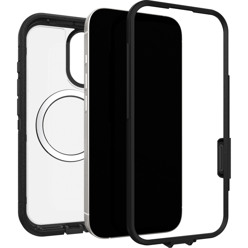 Coque Defender XT iPhone 17, Noir  / transparent