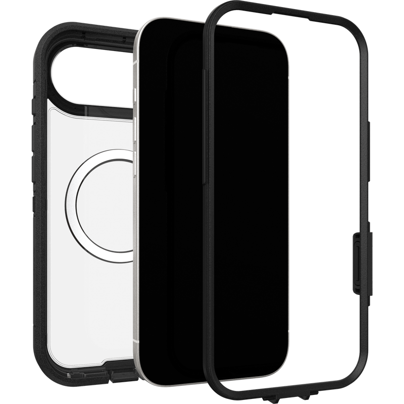 Coque Defender XT iPhone Air, Noir  / transparent
