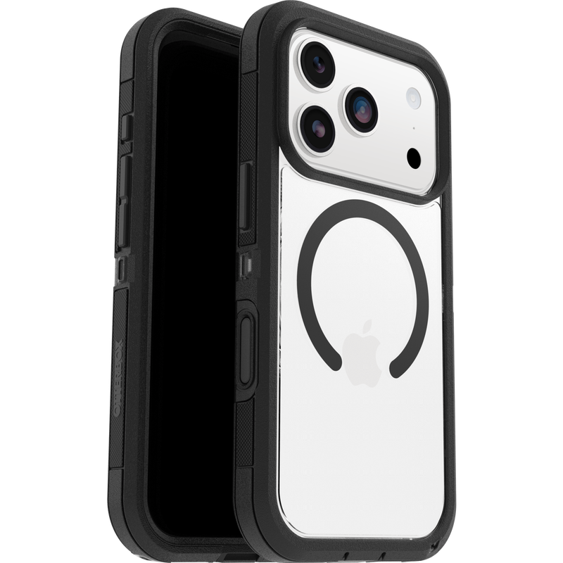 Coque Defender XT iPhone 17 Pro, Noir  / transparent