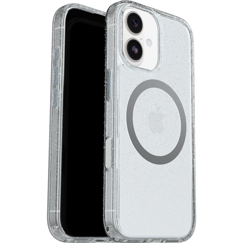 Coque Symmetry Plus MagSafe iPhone 17, Glitter Clear