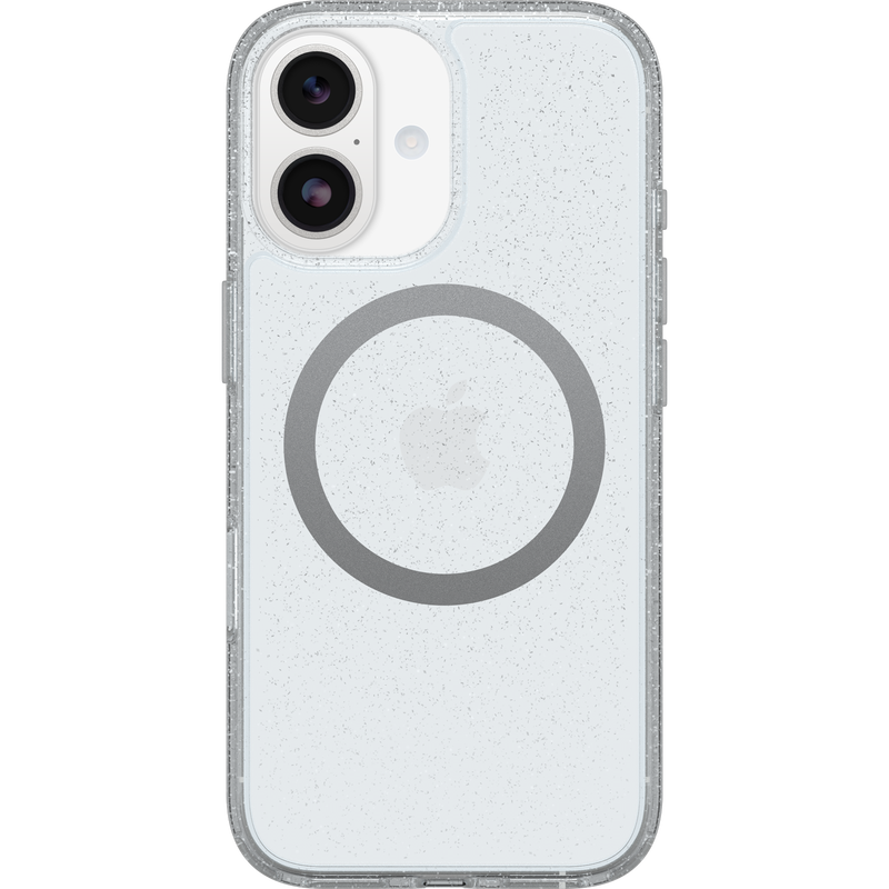 Coque Symmetry Plus MagSafe iPhone 17, Glitter Clear